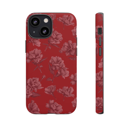 Roses Are Red | Red Floral Case