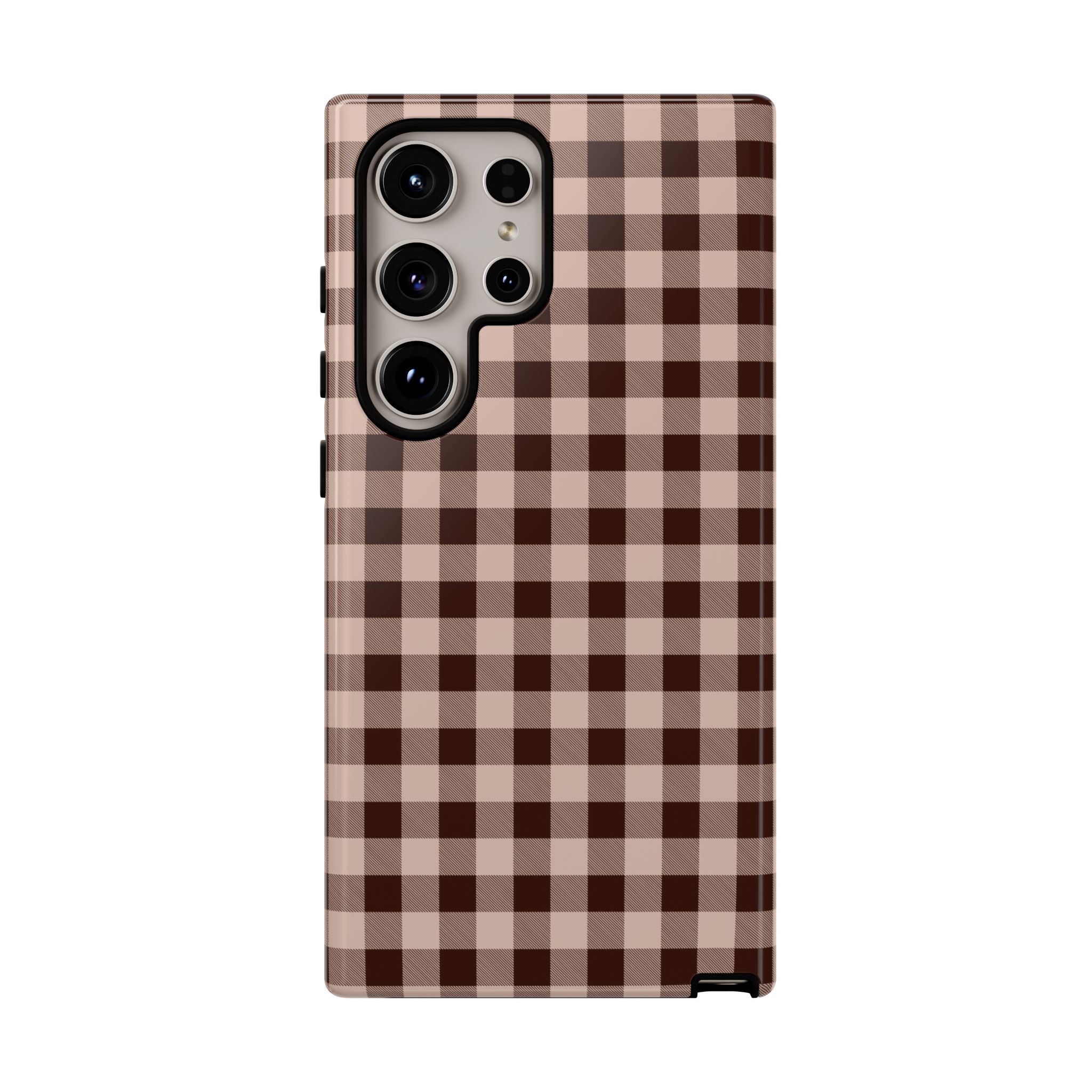 Latte Check Phone Case