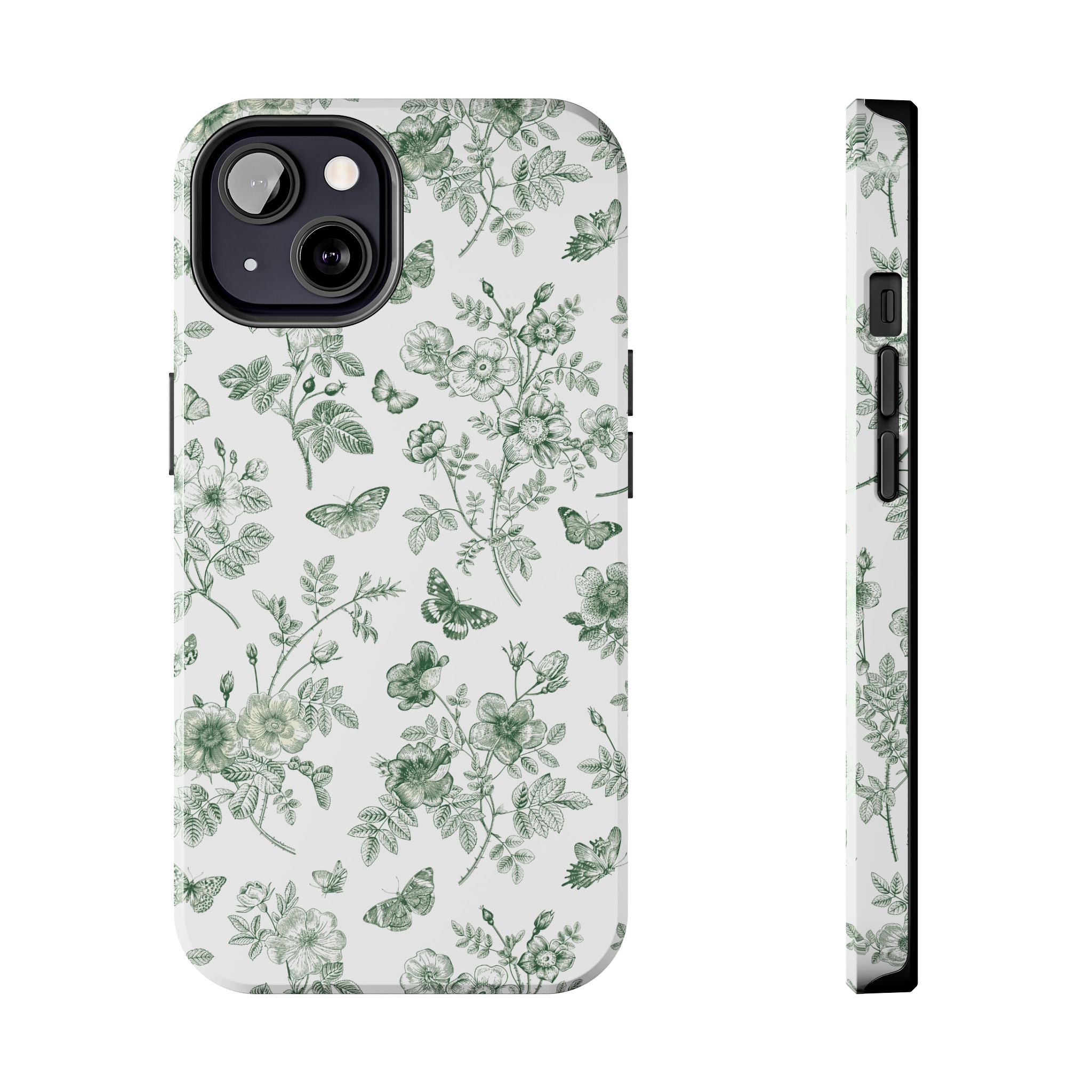 Butterfly Garden Floral iPhone Case