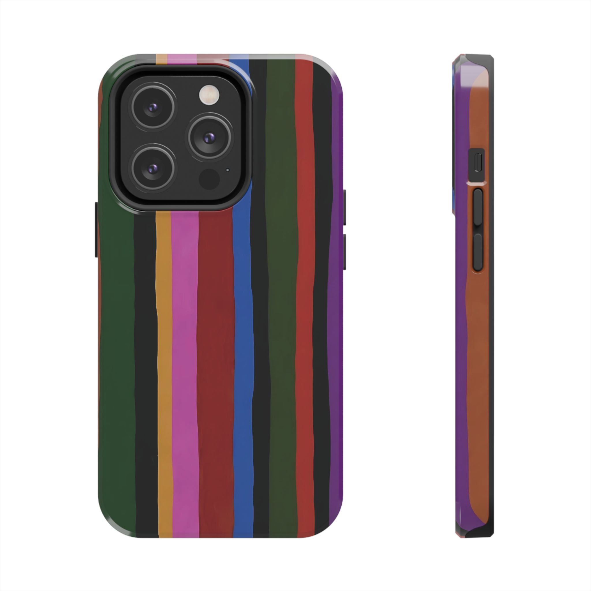 Painted Stripes iPhone Case