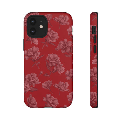 Roses Are Red | Red Floral Case