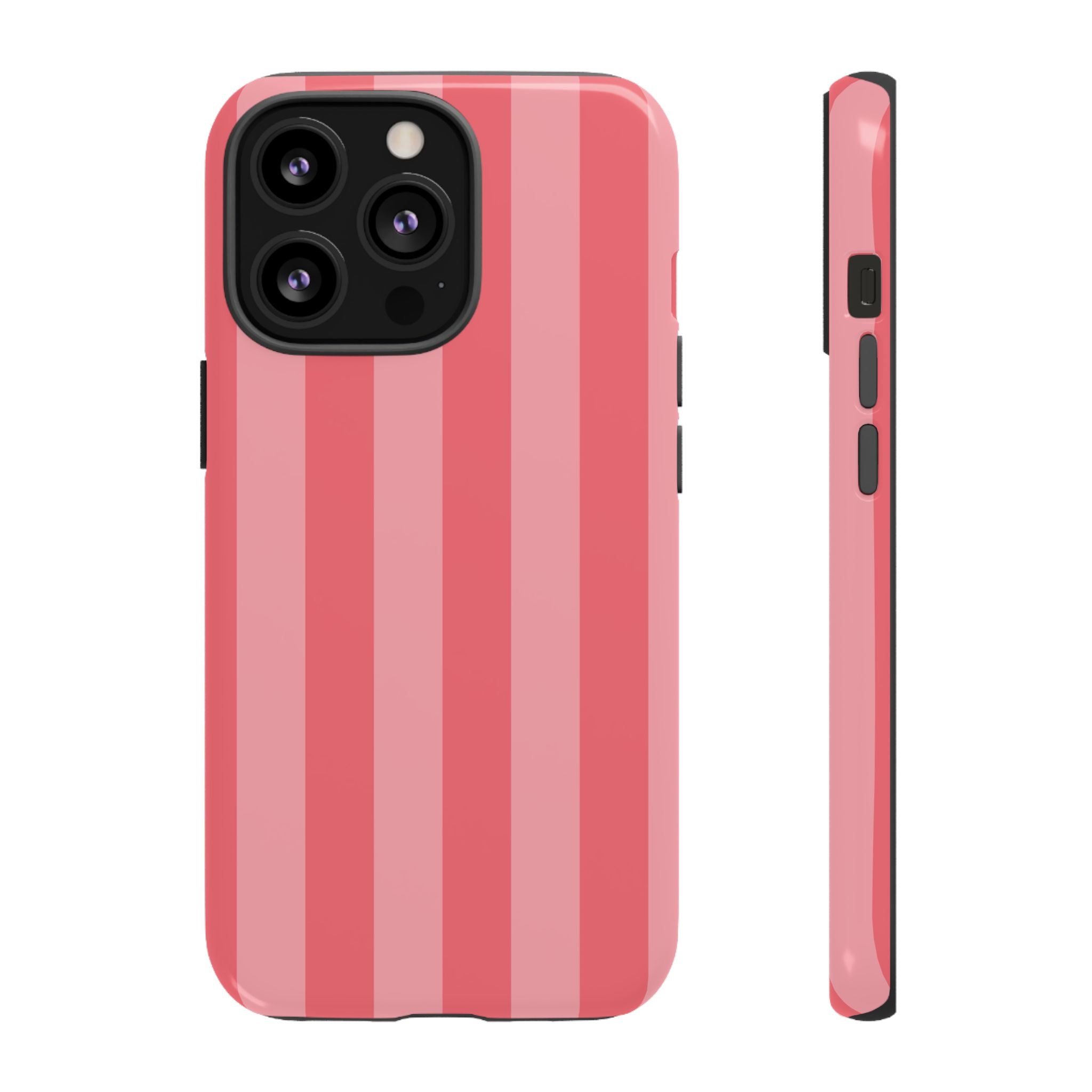 Summer in the Hamptons Pink Striped iPhone Case