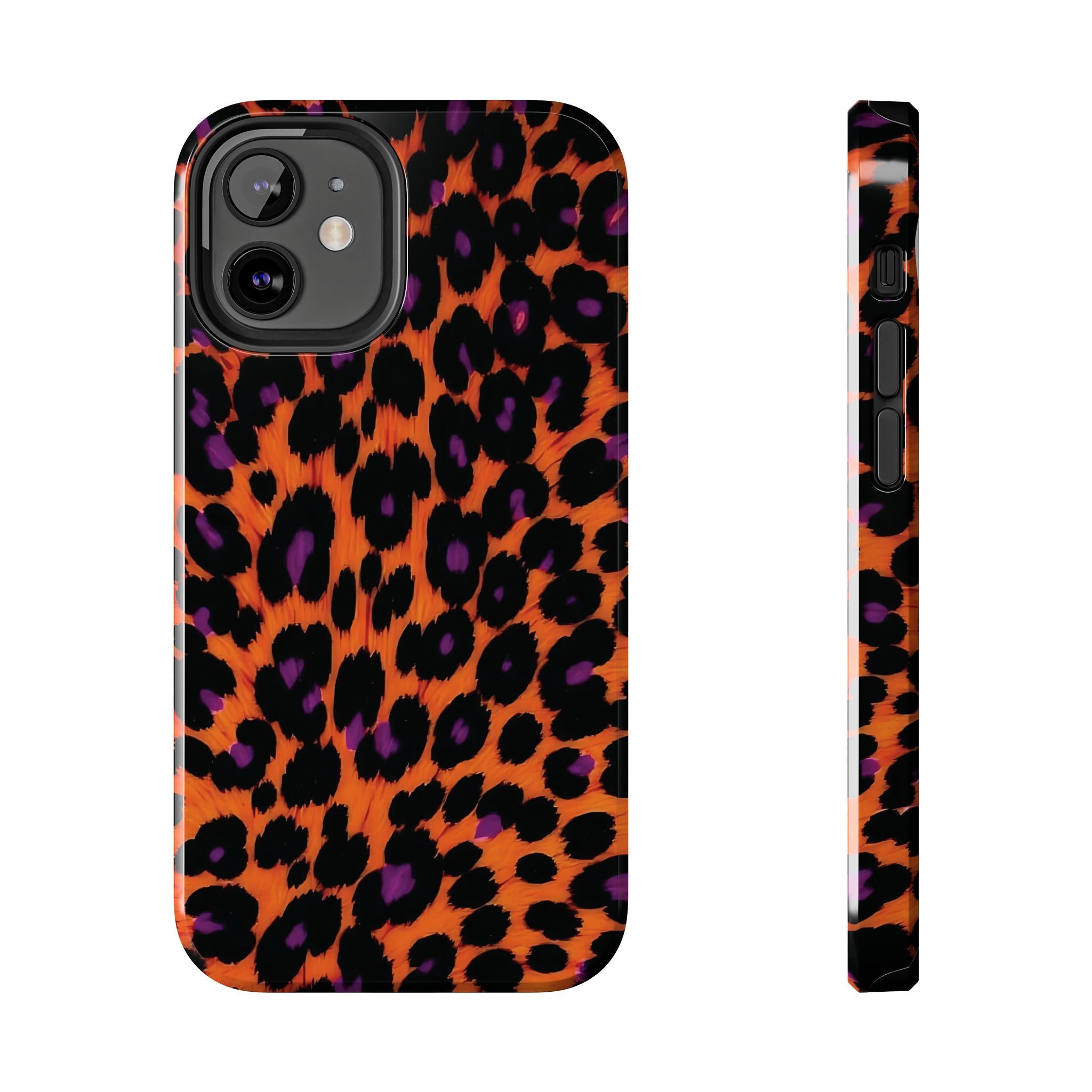 Orange Leopard Animal Print iPhone Case