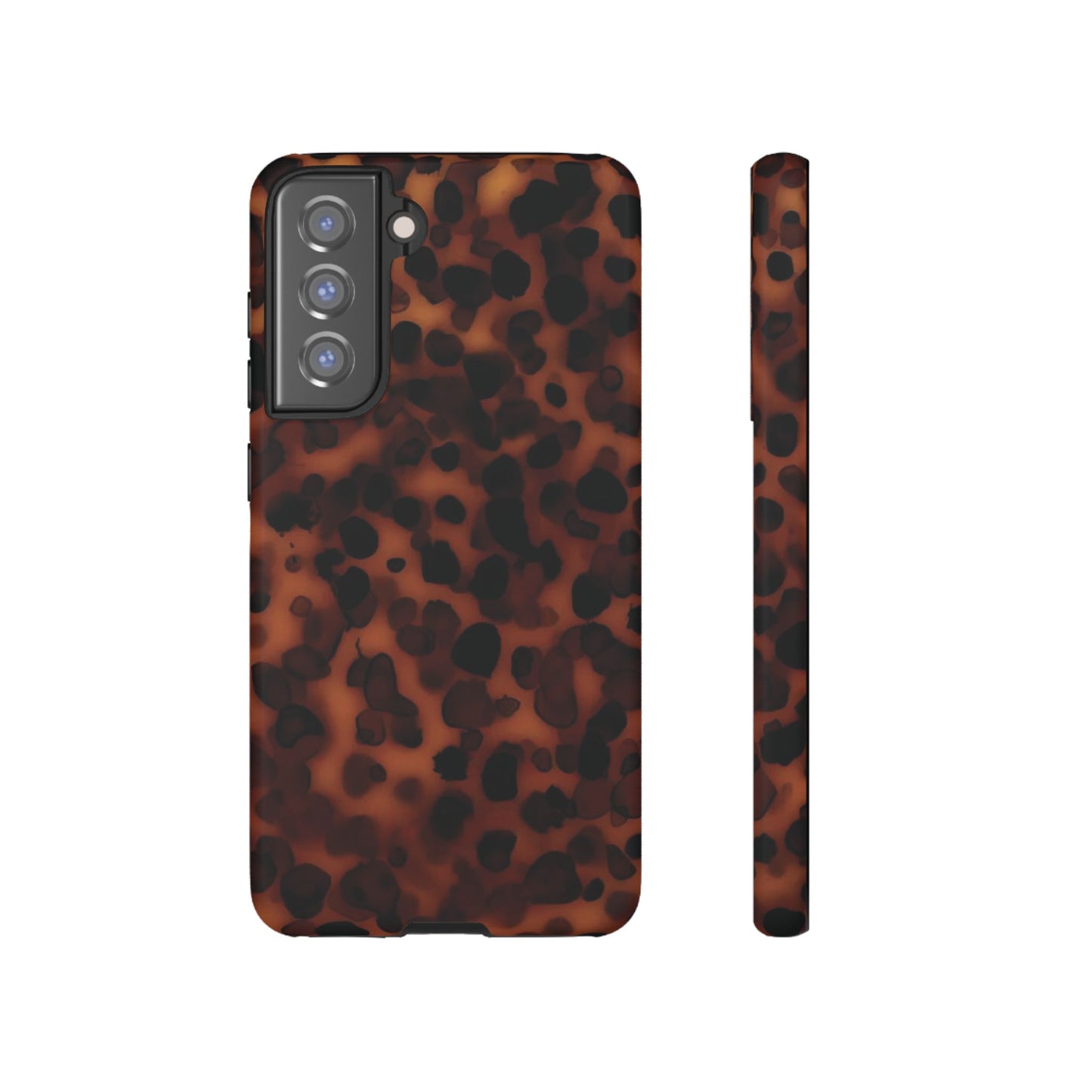 Shell Game | Dark Abstract Tortoise Print Case