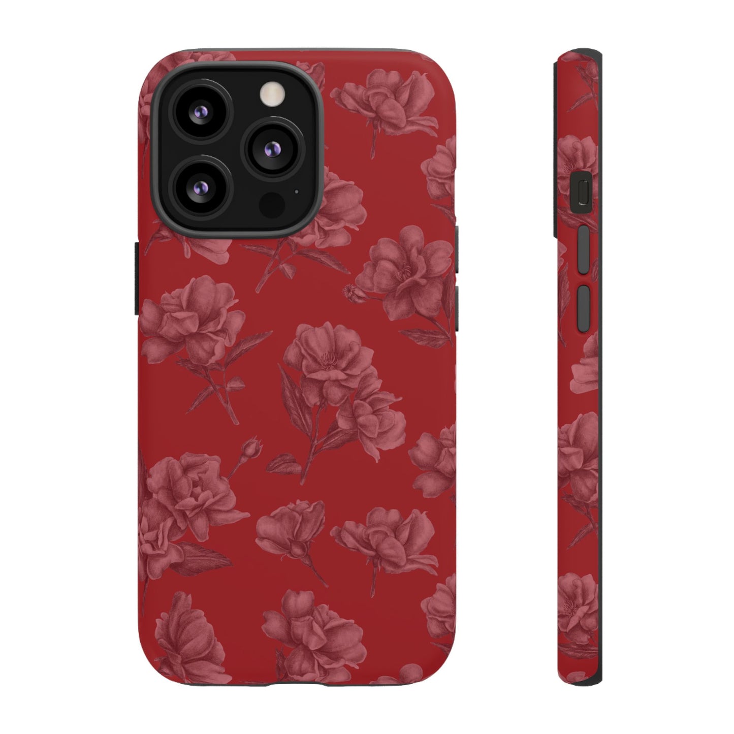 Roses Are Red | Red Floral Case