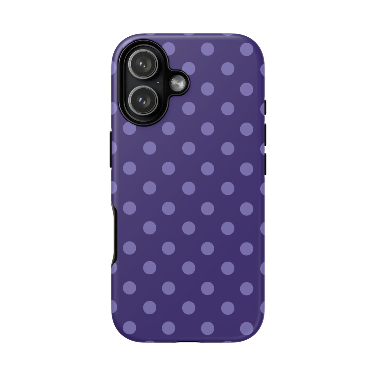 Plum Pop | Polka Dot iPhone Case
