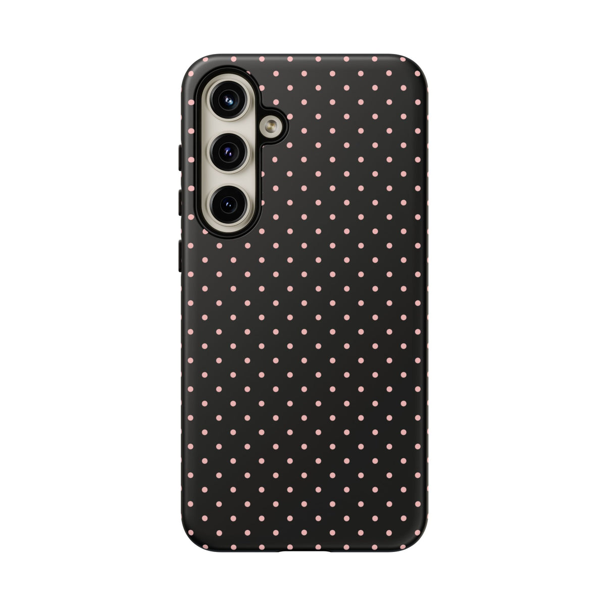 Polka Flirt | Pink & Black Polka Dot Galaxy Case