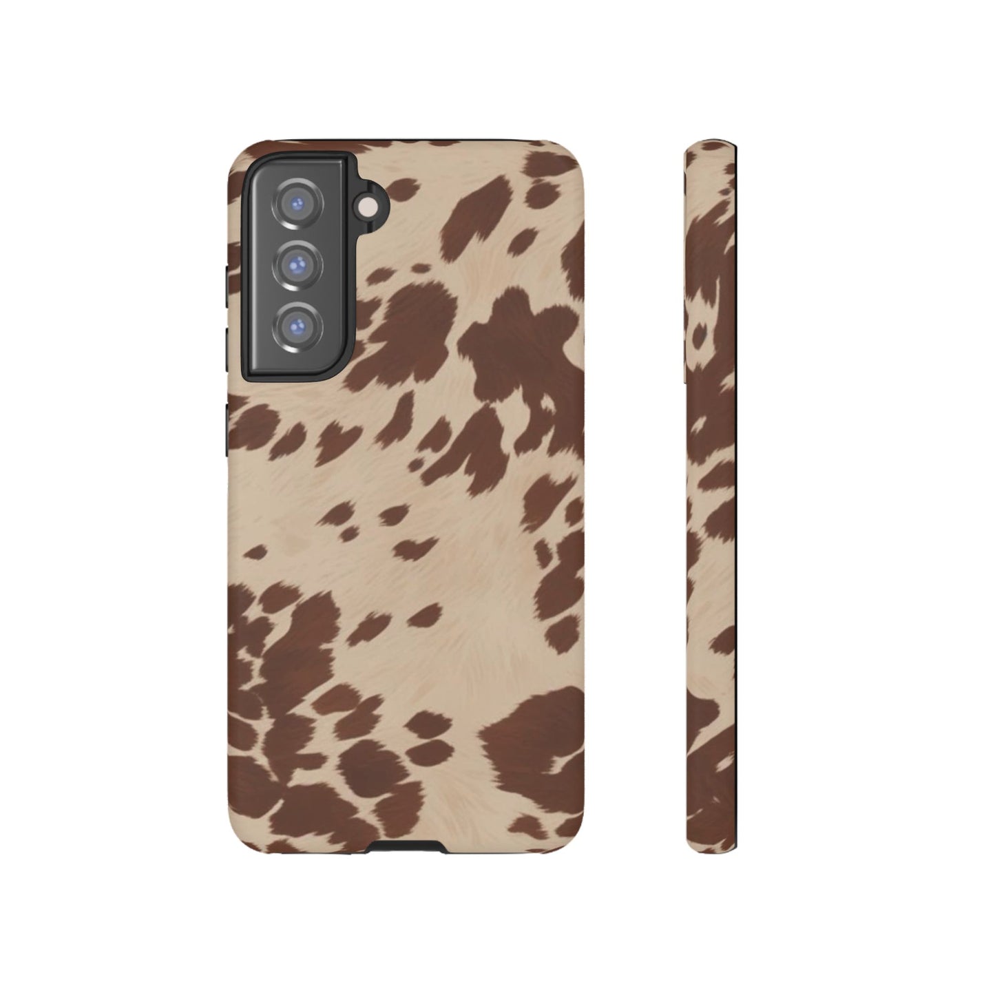 Rodeo Girl | Brown Cow Print Case