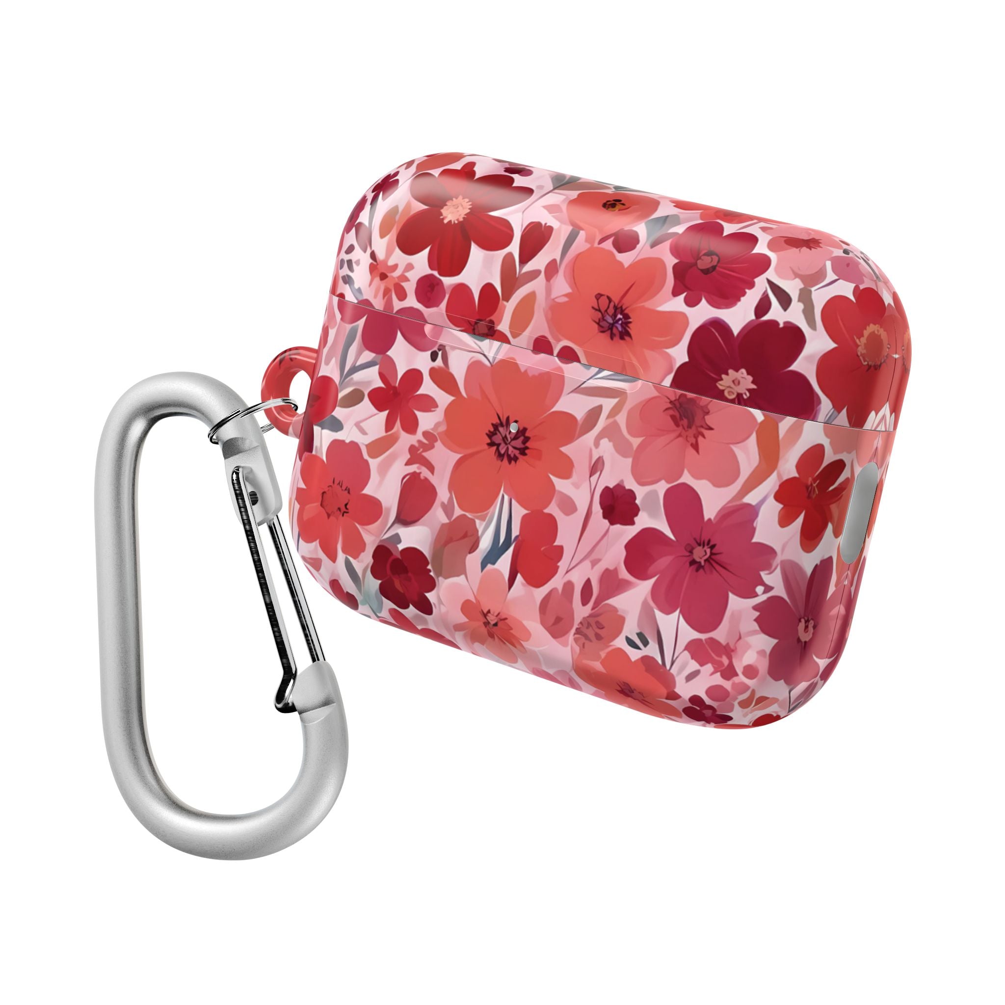Think Pink Floral AirPods Case