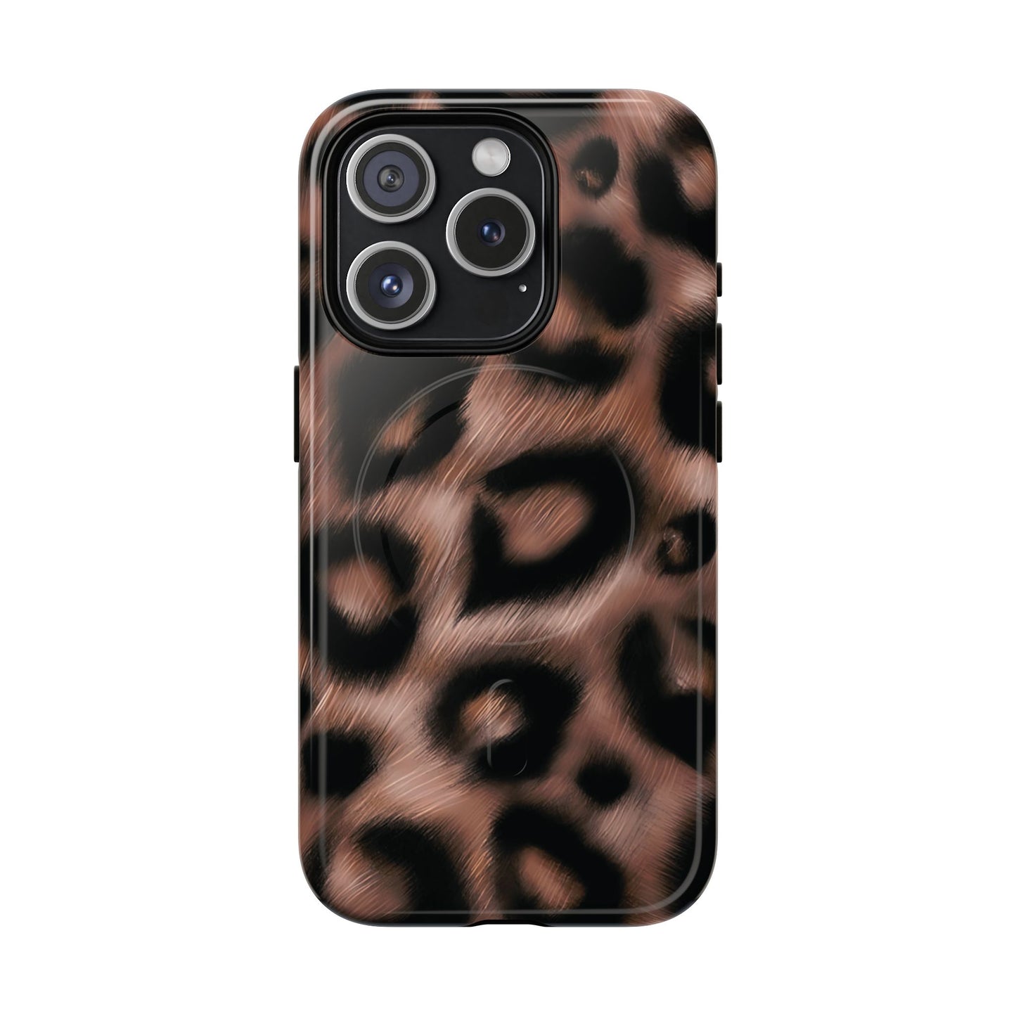 Funda MagSafe con estampado de leopardo llamativo | Diva