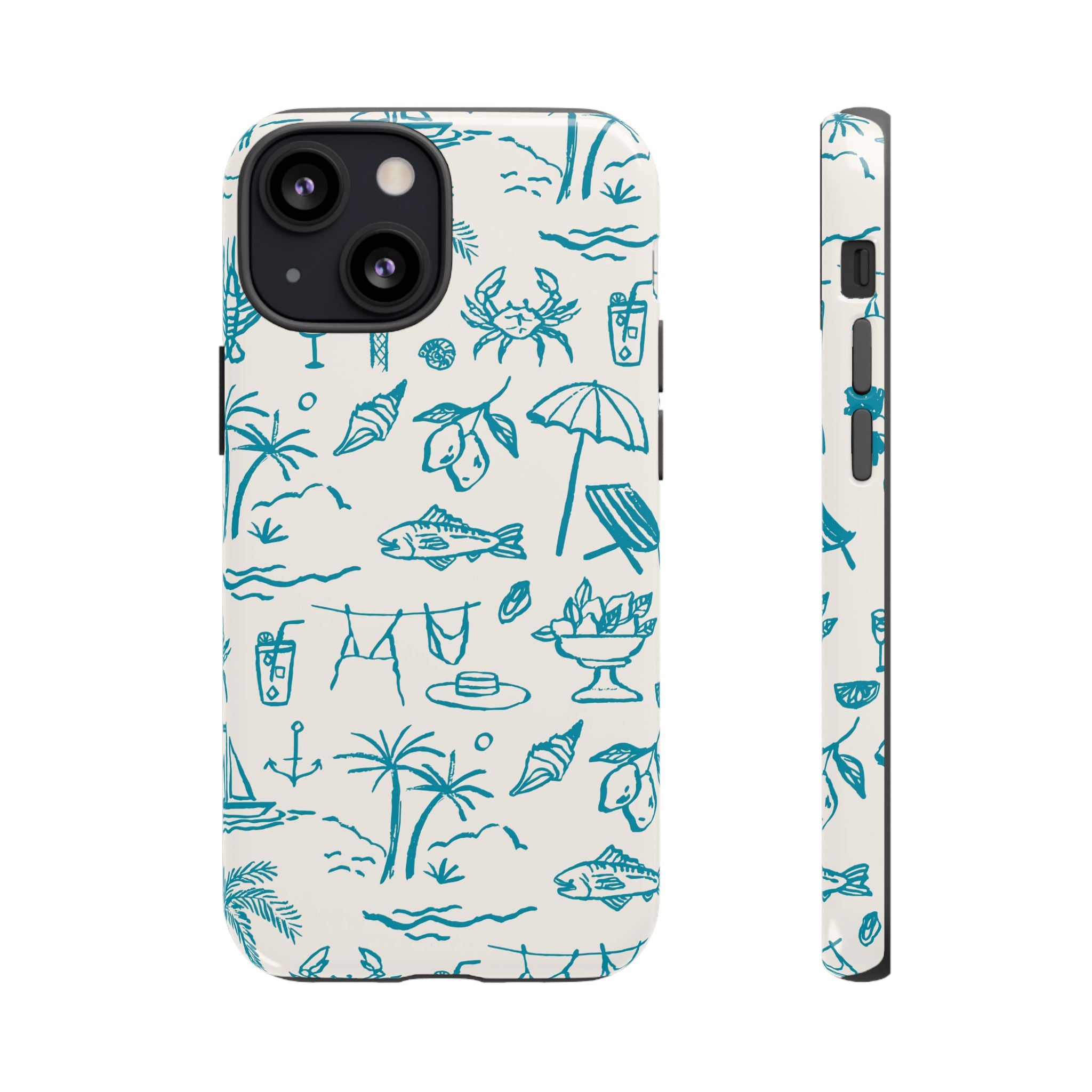 Meet Me Seaside iPhone Case