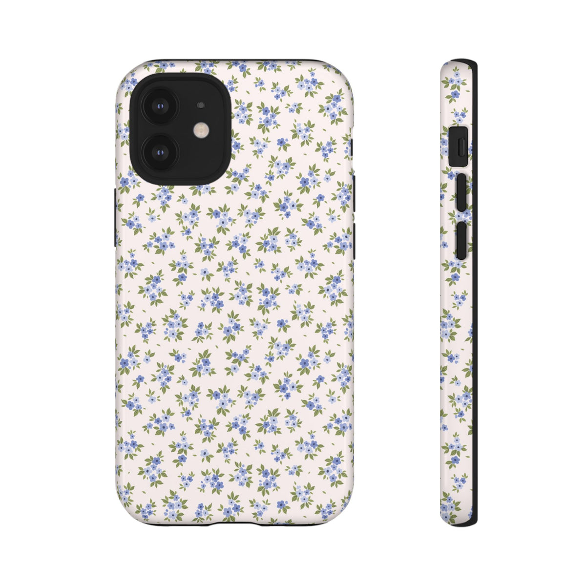 Love Notes | Blue Ditsy Floral iPhone Case