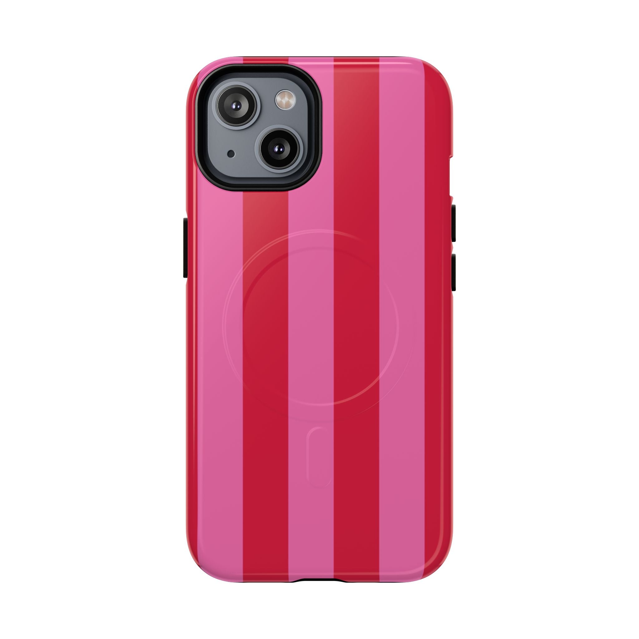Estuche MagSafe con rayas rosas Very Cherry