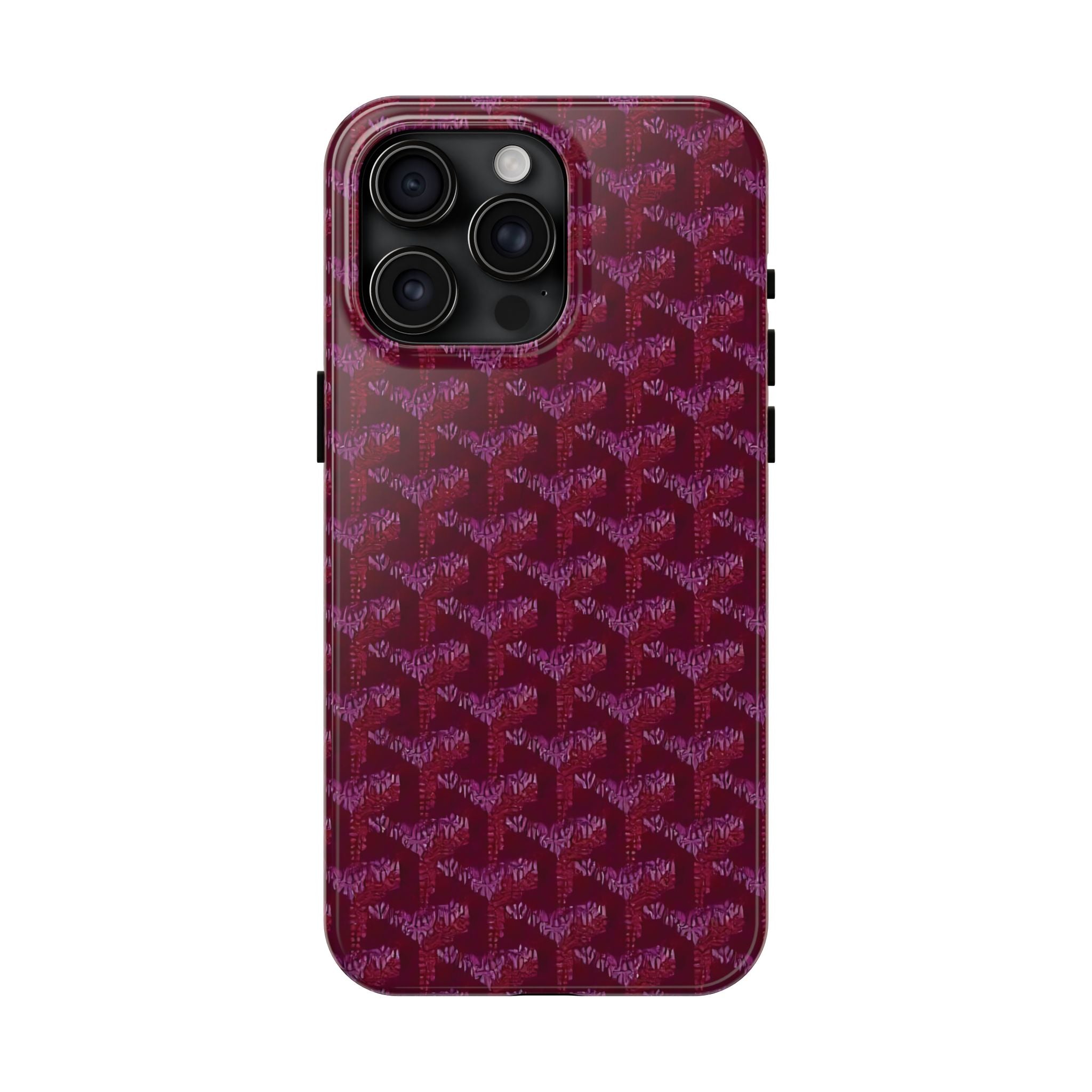Designer Weave Purple iPhone Case