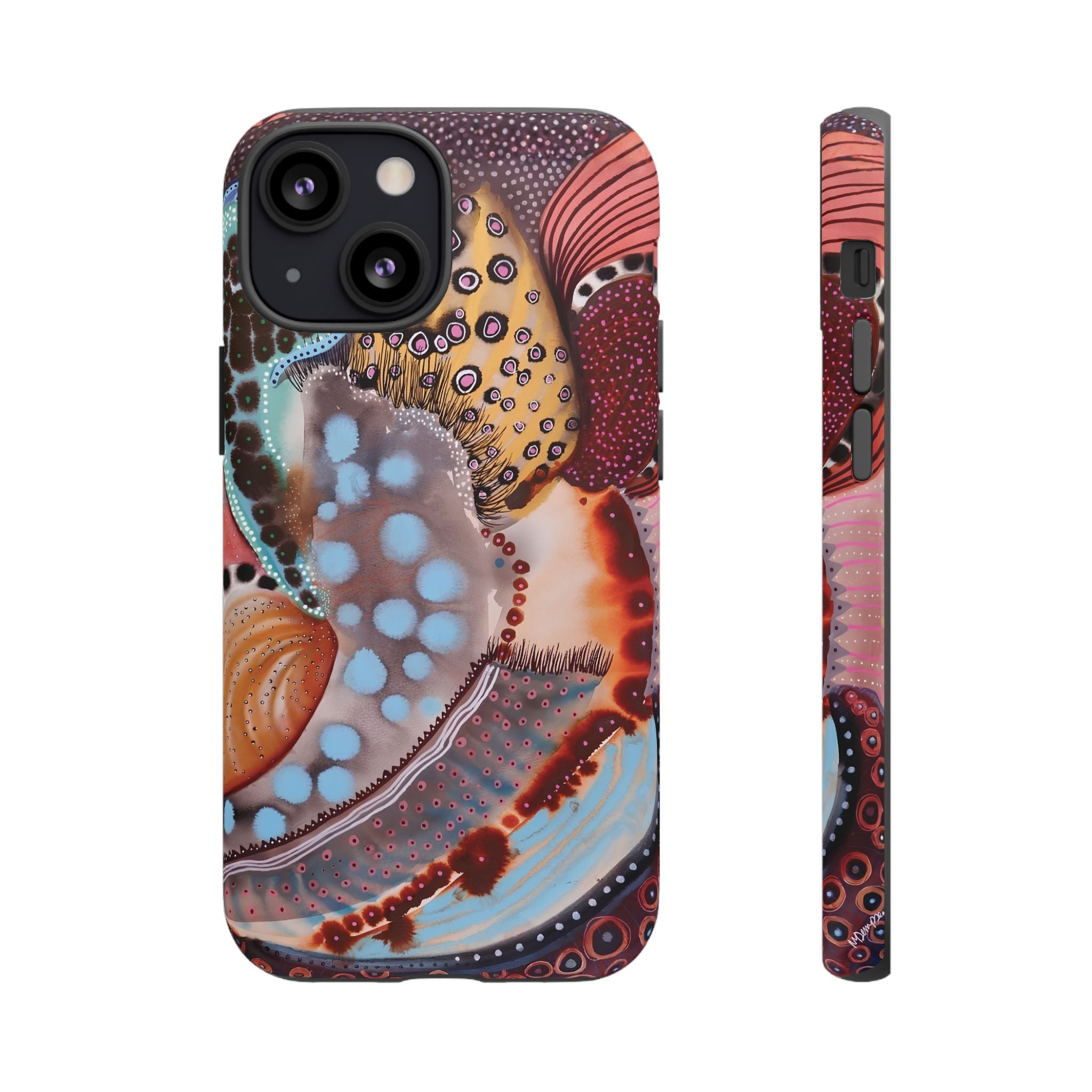 Ocean Echo | Abstract Sea Life iPhone Case