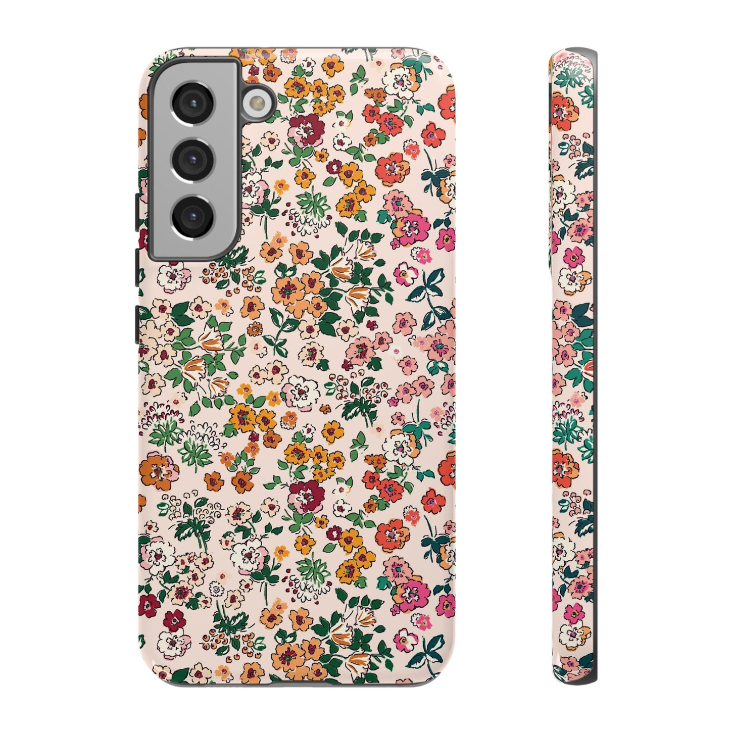 Estuche floral Galaxy con diseño de primavera 