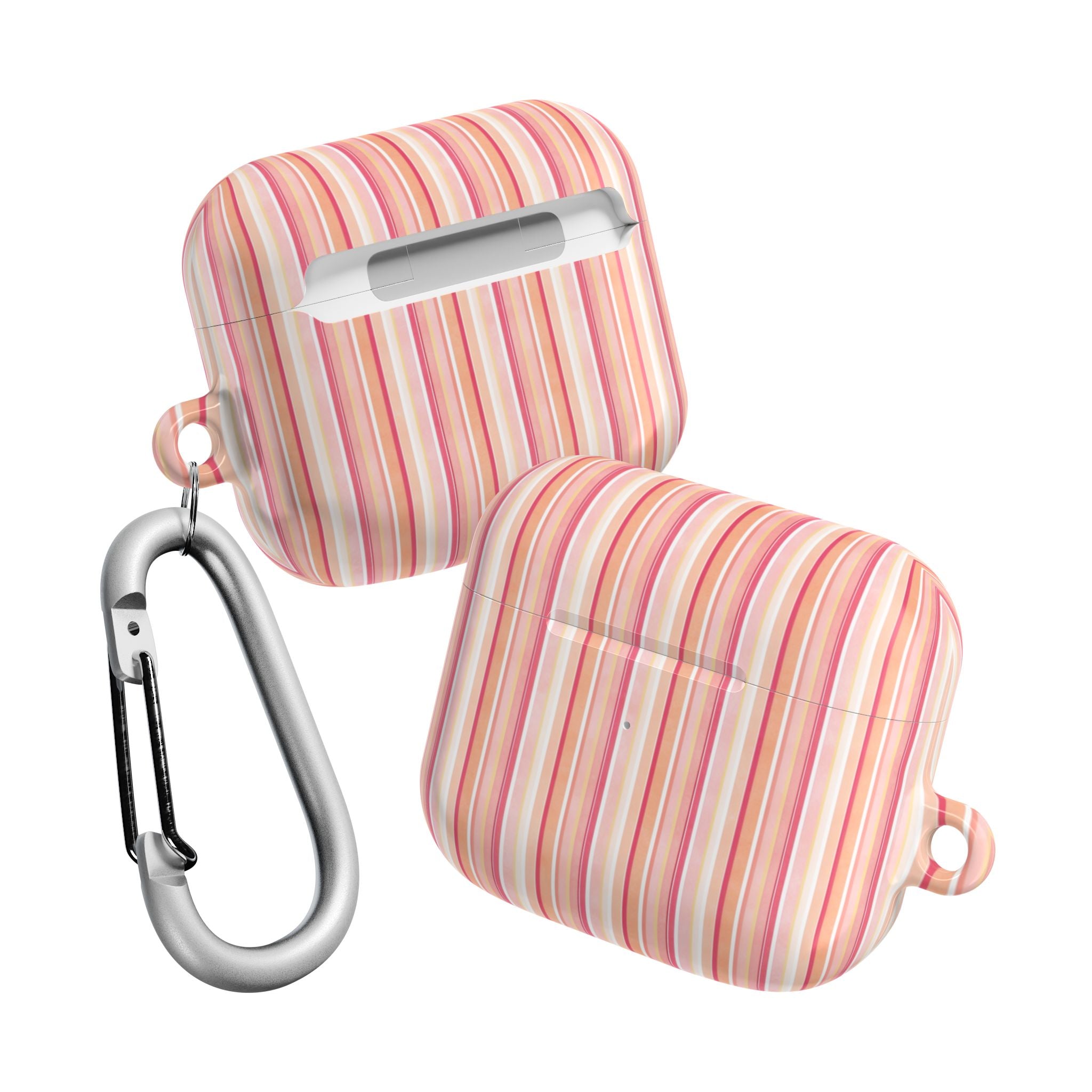 Cabana Stripe Pink AirPods Case
