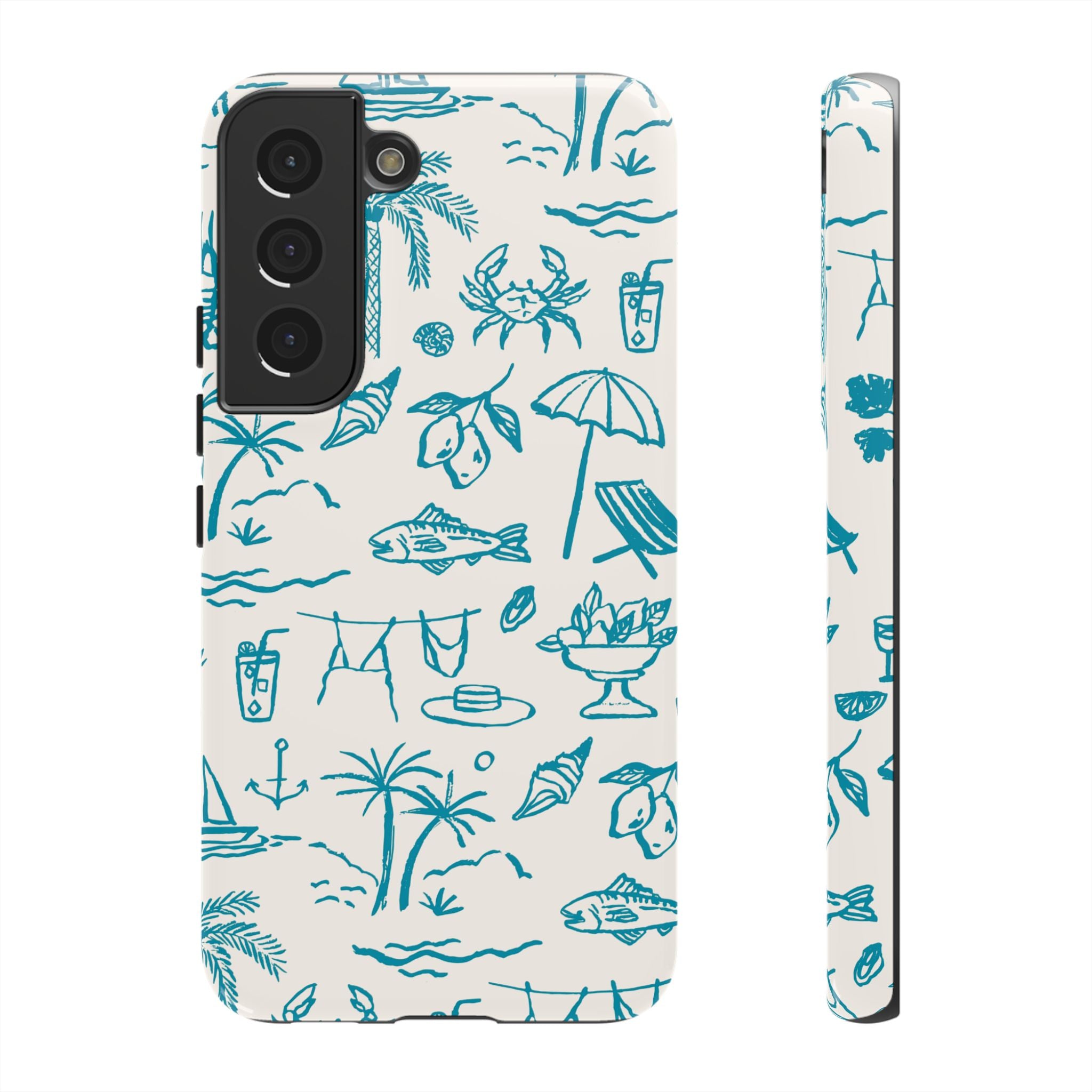 Meet Me Seaside Galaxy Case