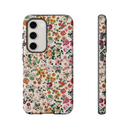 Estuche floral Galaxy con diseño de primavera 