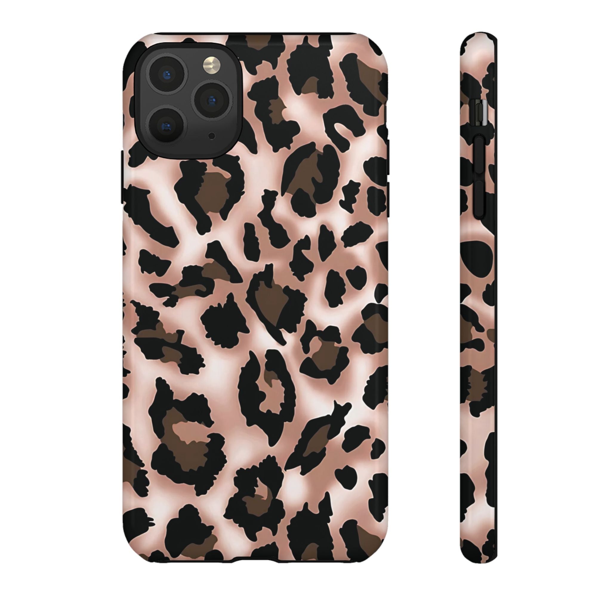 Funda para iPhone con estampado de leopardo y manchas