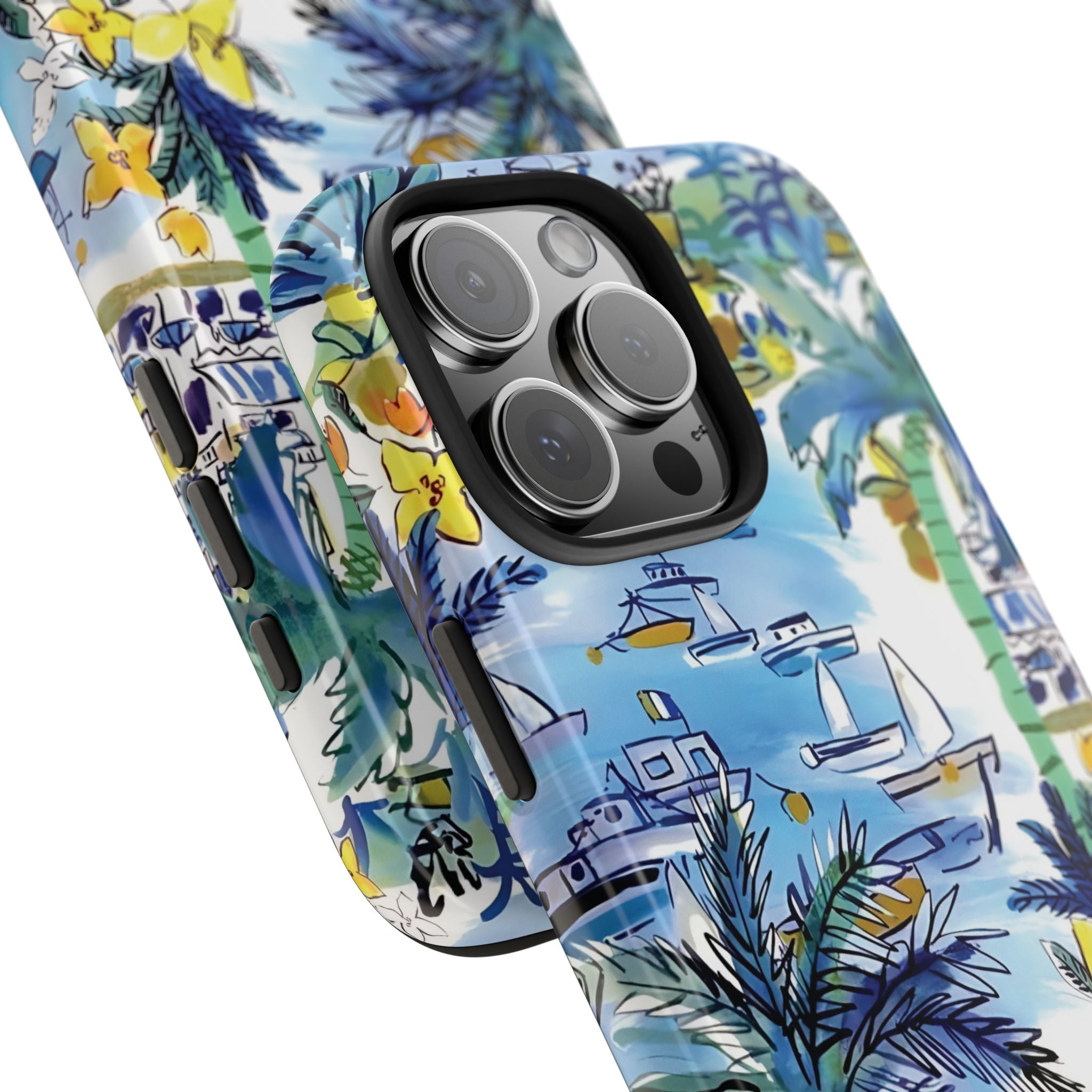 Island Life Watercolor iPhone Case