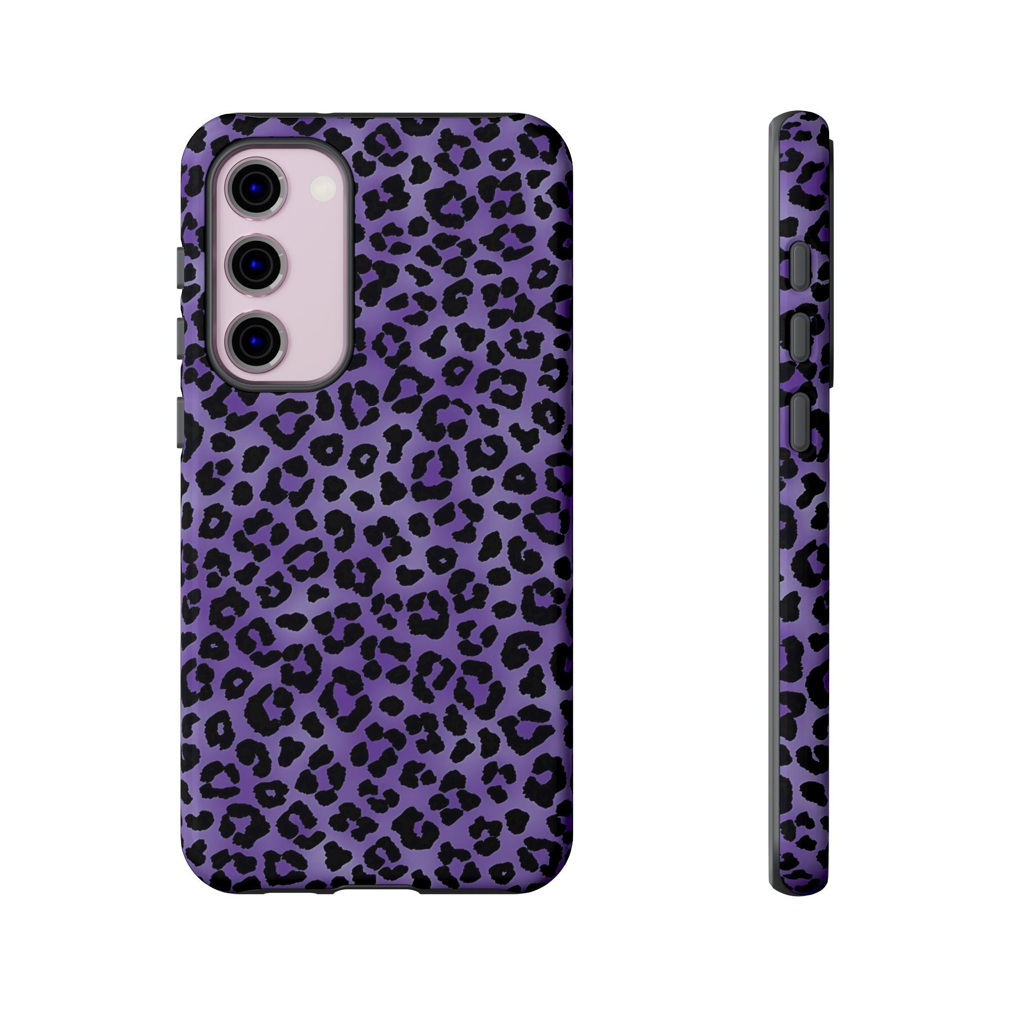 On the Prowl Purple Leopard Galaxy Case