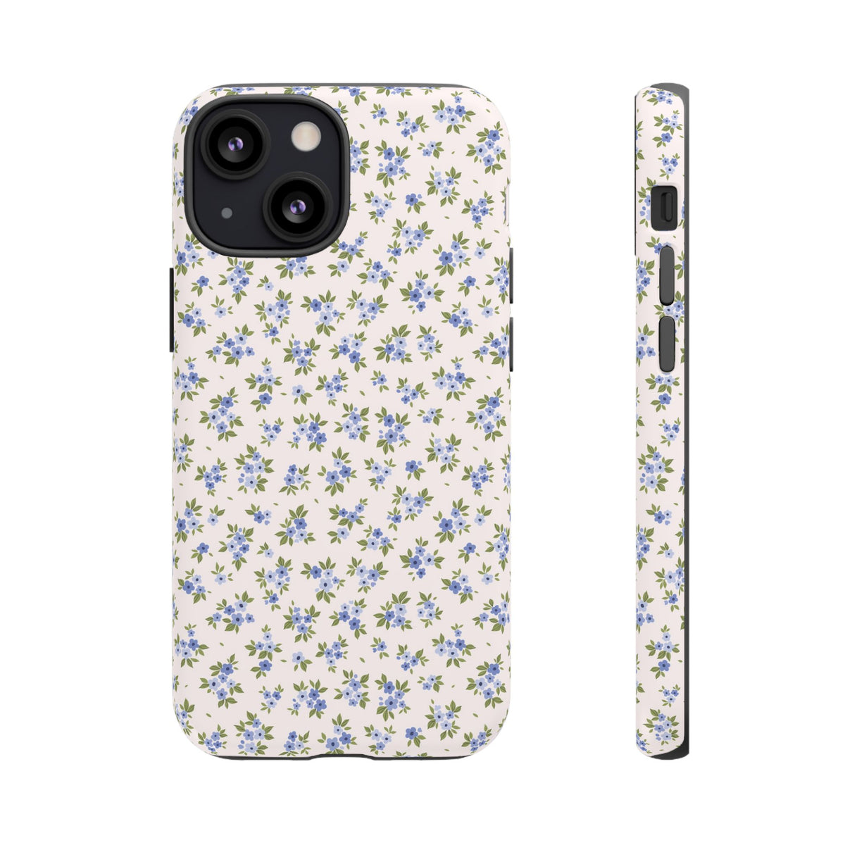 Love Notes | Blue Ditsy Floral iPhone Case