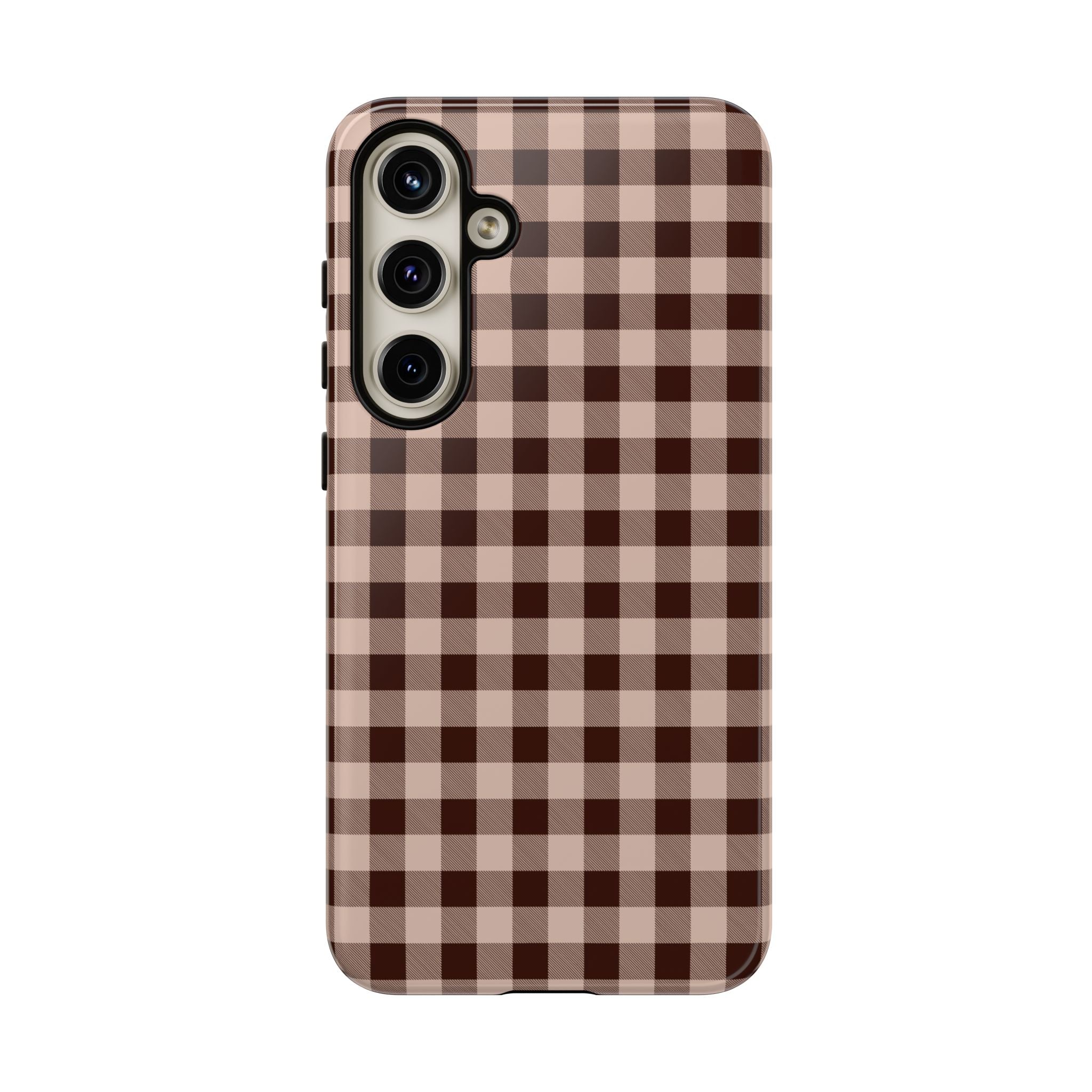 Latte Check Phone Case