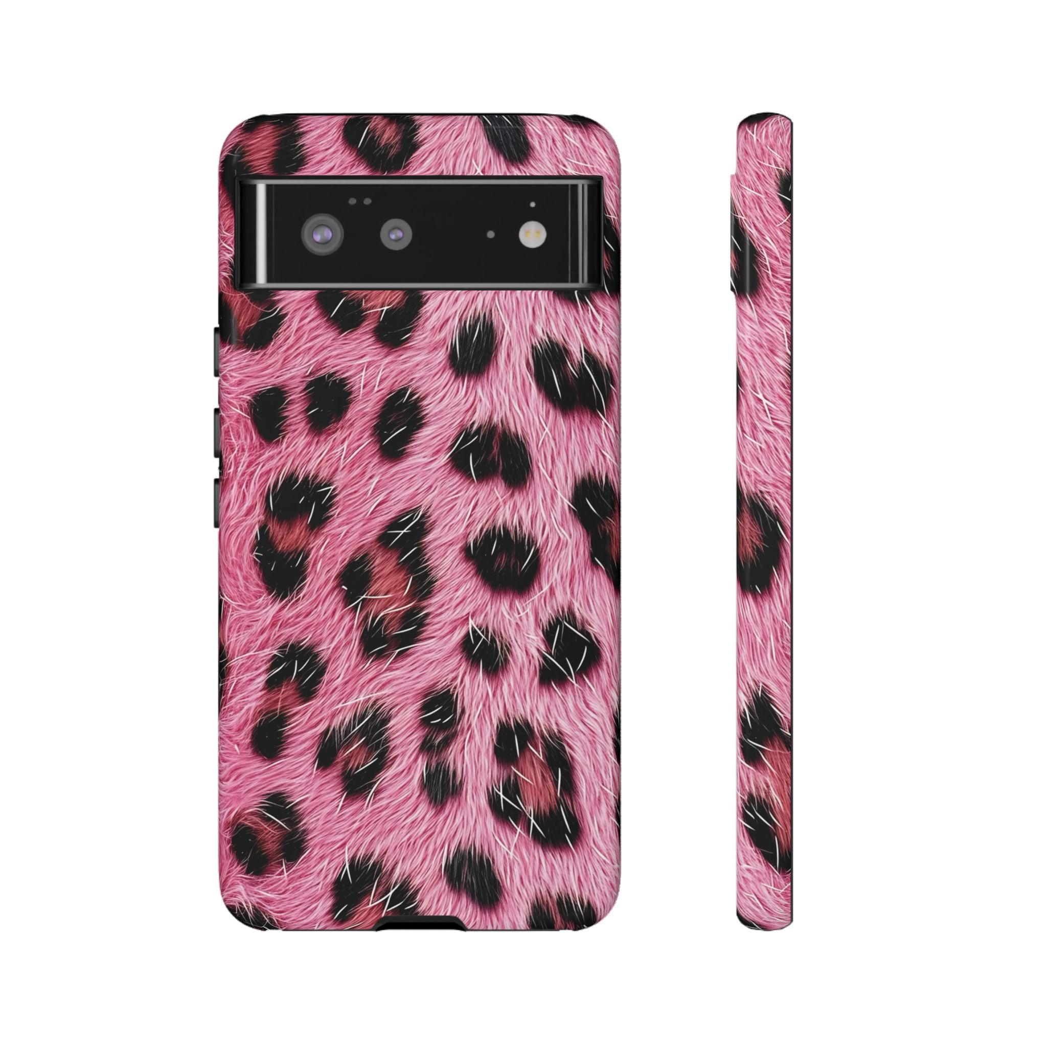 Party Animal Pink Leopard Pixel Case