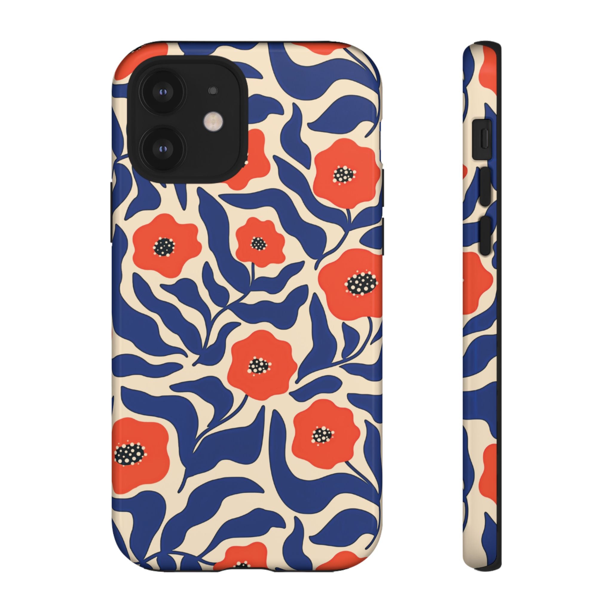 Indigo Poppy Phone Case