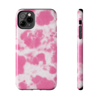 Strawberry Cow | Pink Cow Print iPhone Case