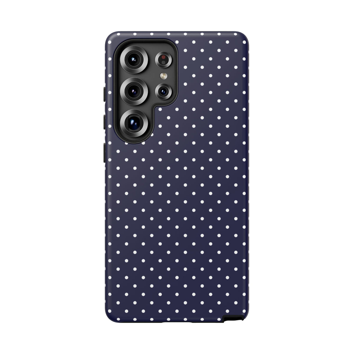 Dotty Chic | Navy Blue Polka Dot Galaxy Case
