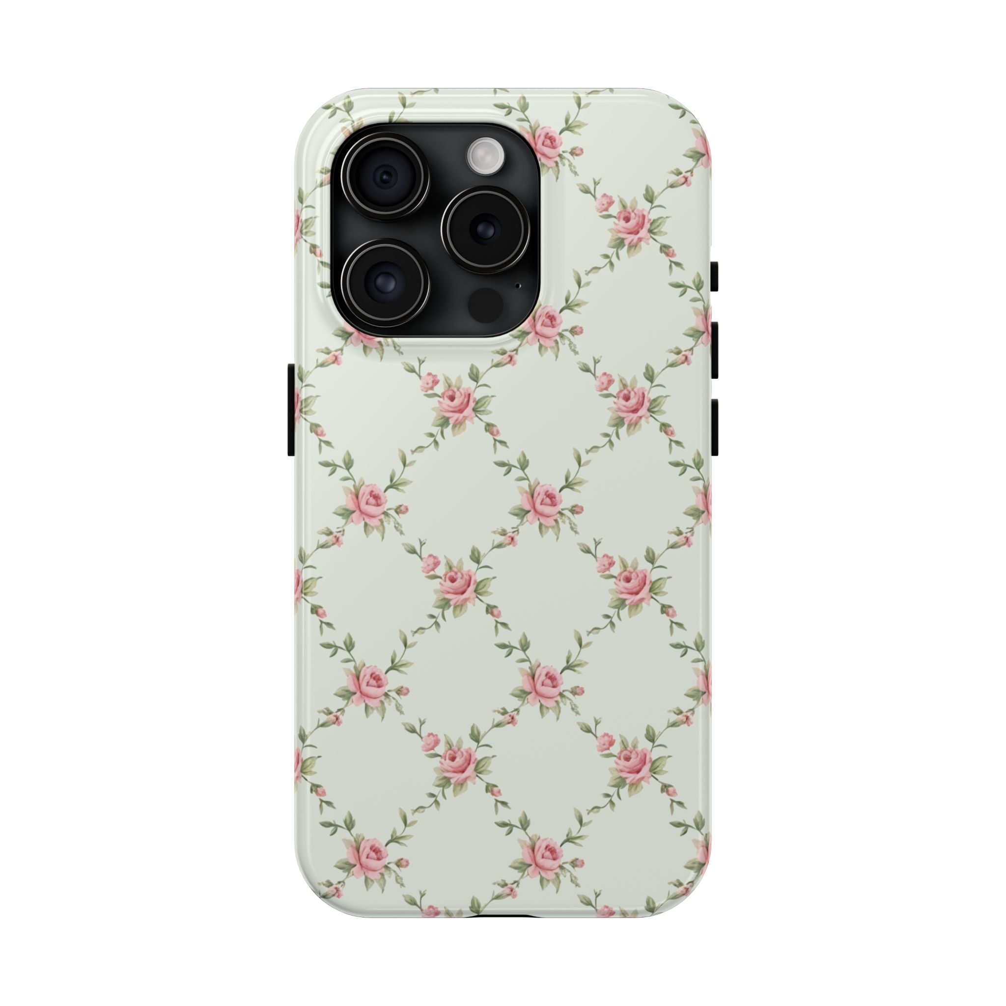 Rose Lattice Coquette iPhone Case
