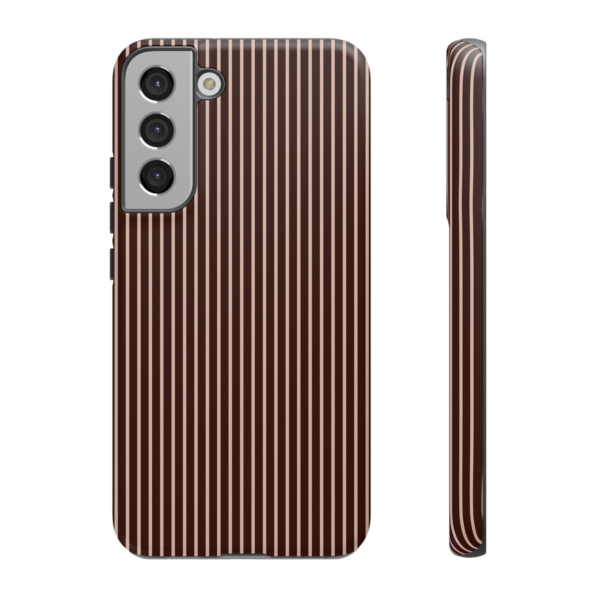 Cocoa Stripe Phone Case