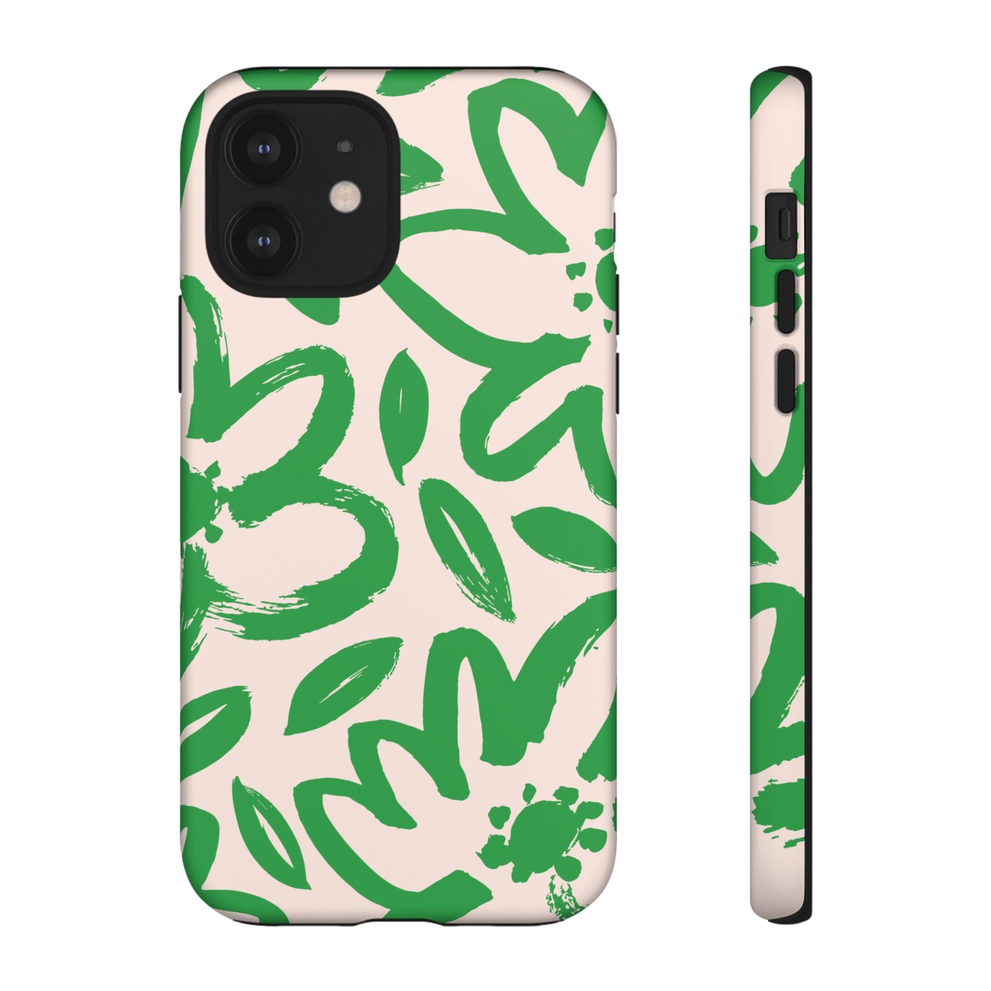 Happy | Green Modern Floral Case