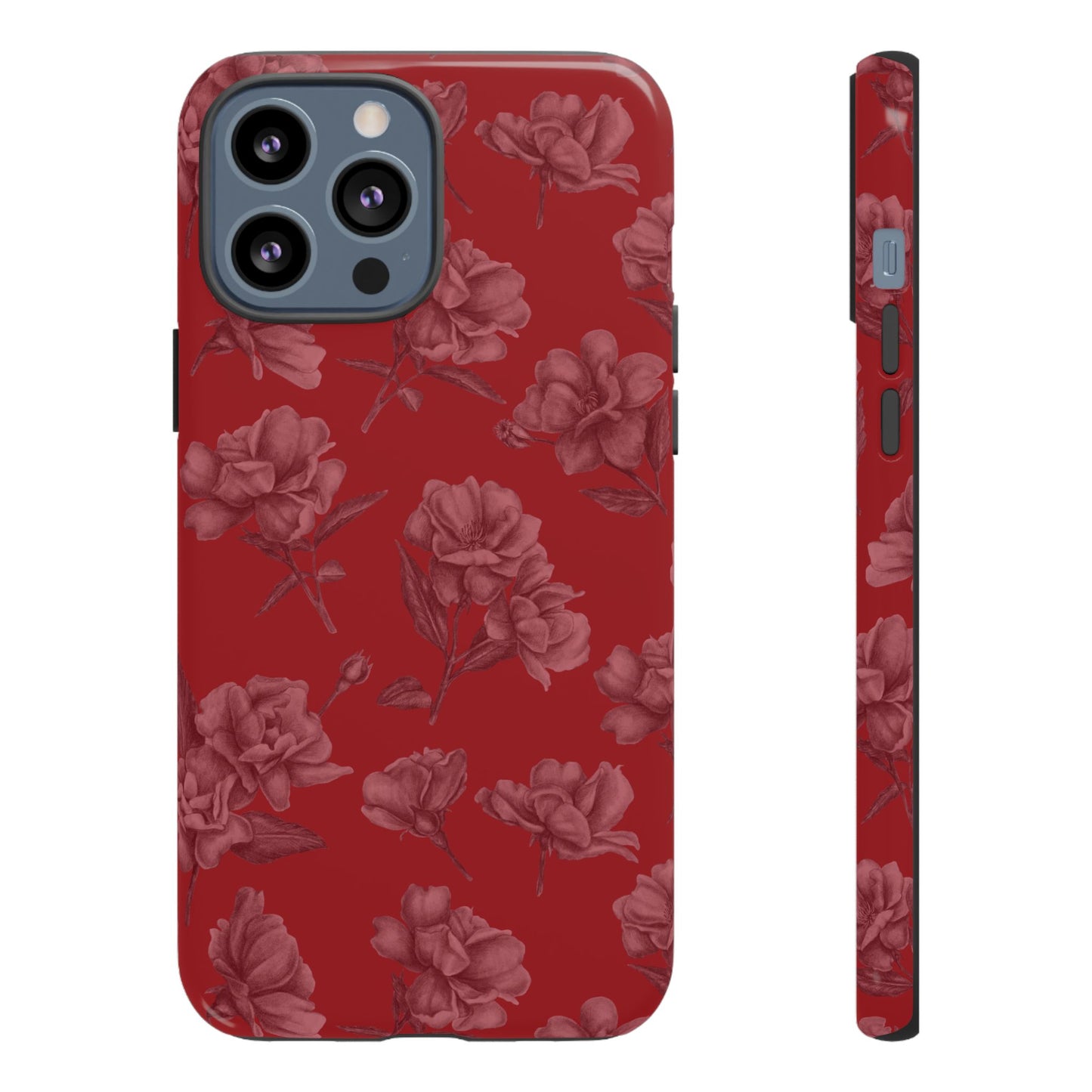 Roses Are Red | Red Floral Case