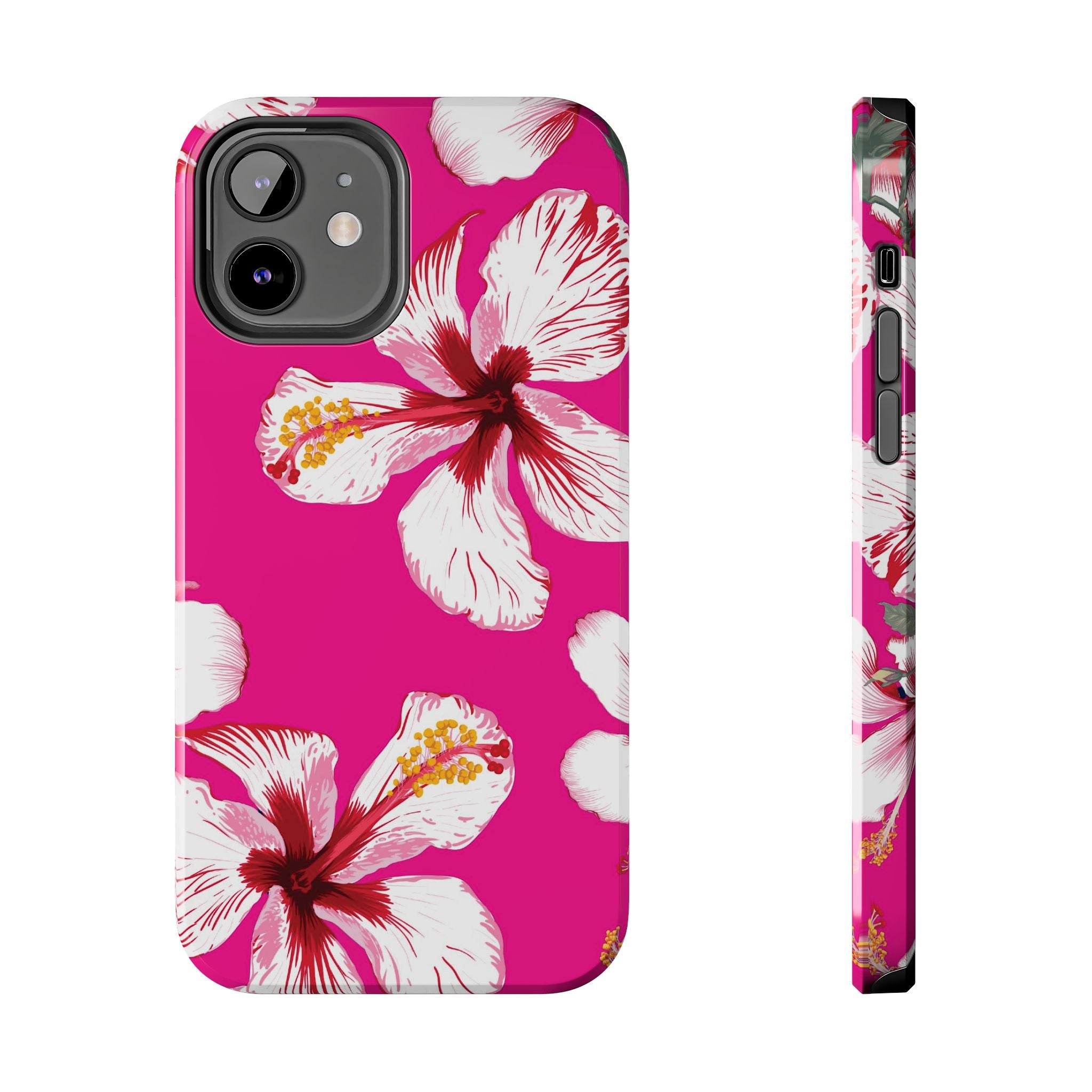Pink Hibiscus iPhone Case