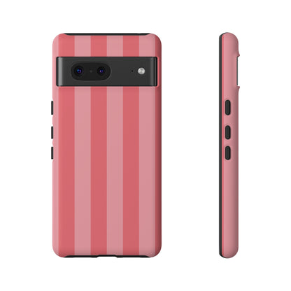 Summer in the Hamptons | Pink Striped Phone Case