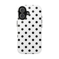 Polka Dots White iPhone Case
