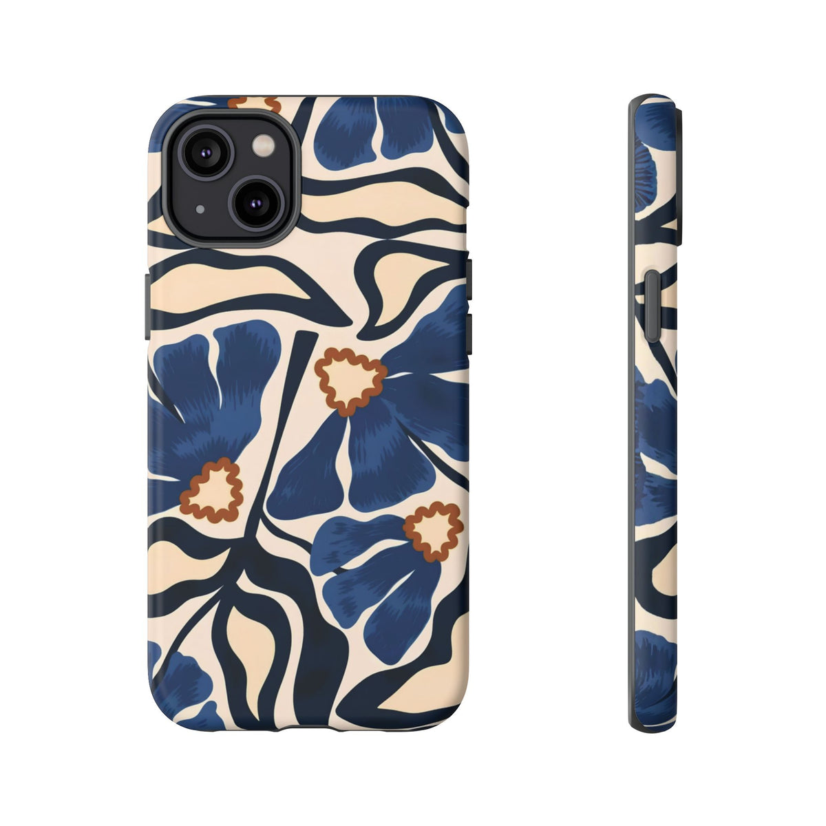 Blue Note | Painted Floral iPhone Case