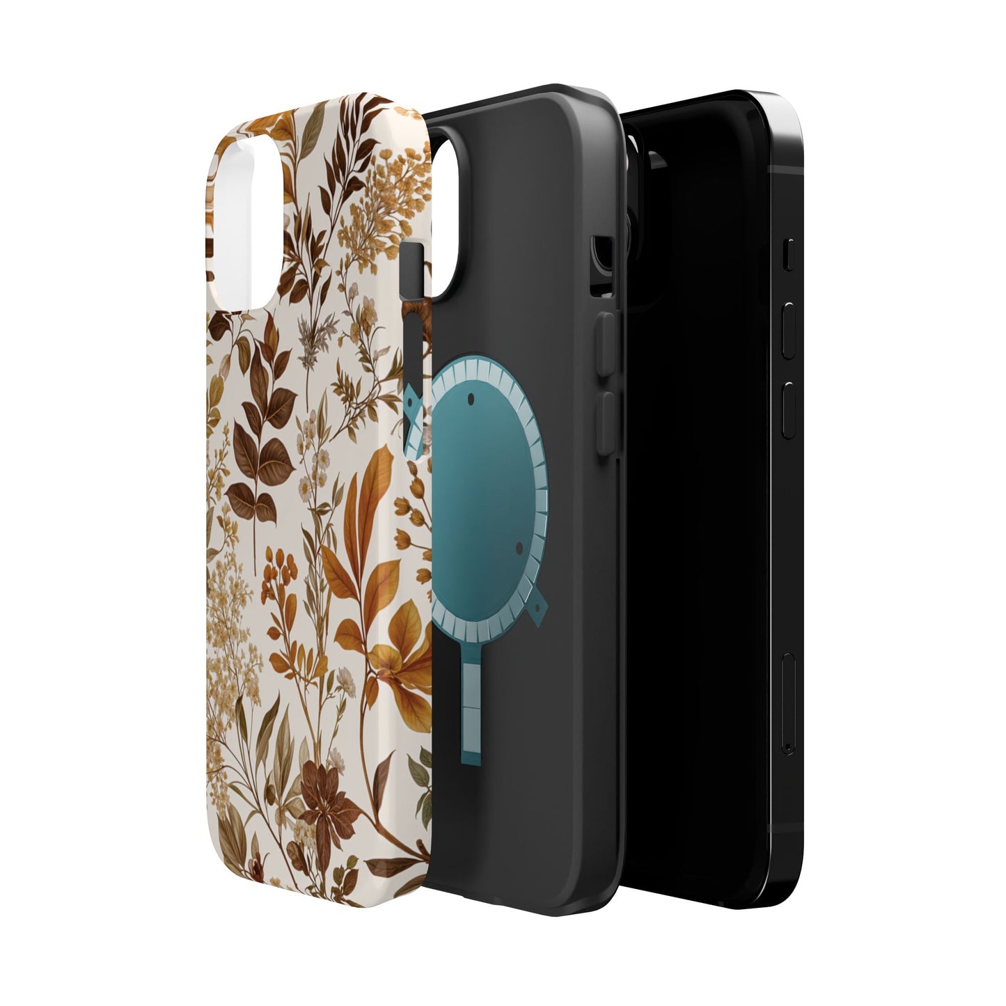 Autumn Botanical | Brown Floral MagSafe Case