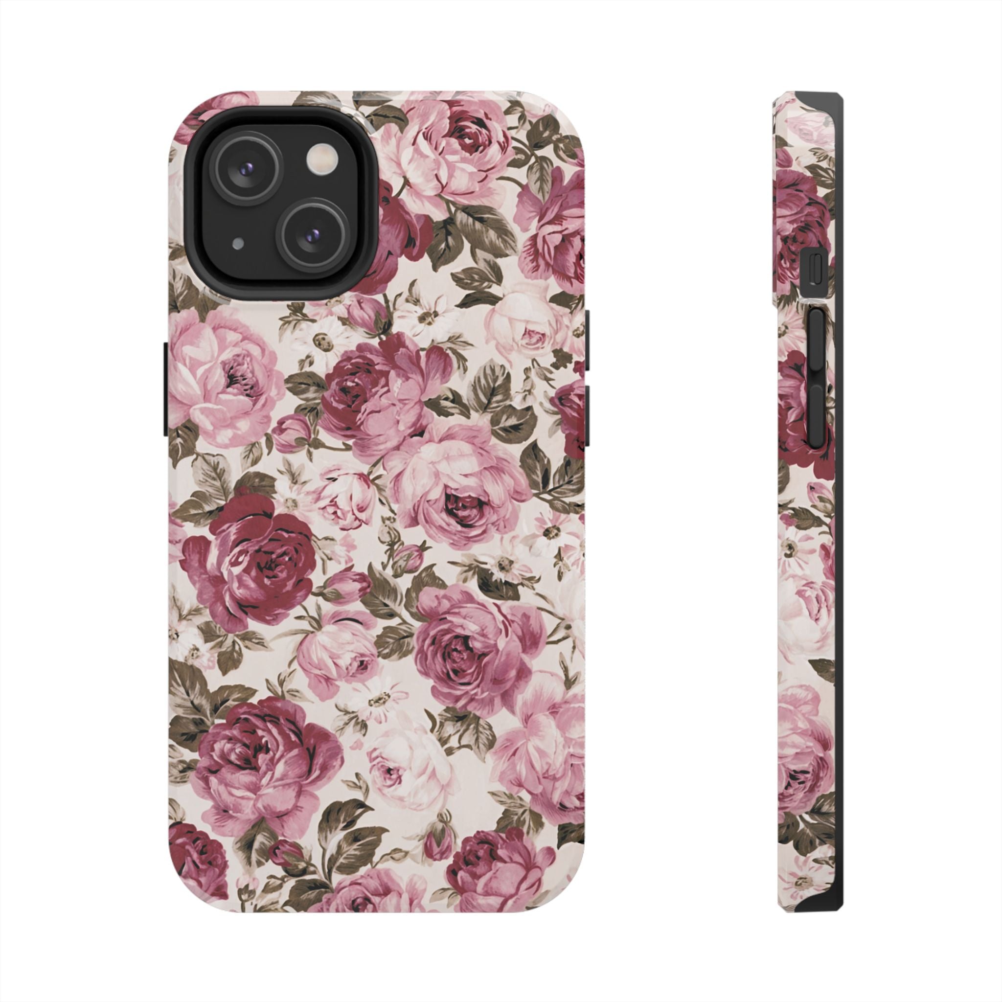 Love Story Romantic Floral iPhone Case