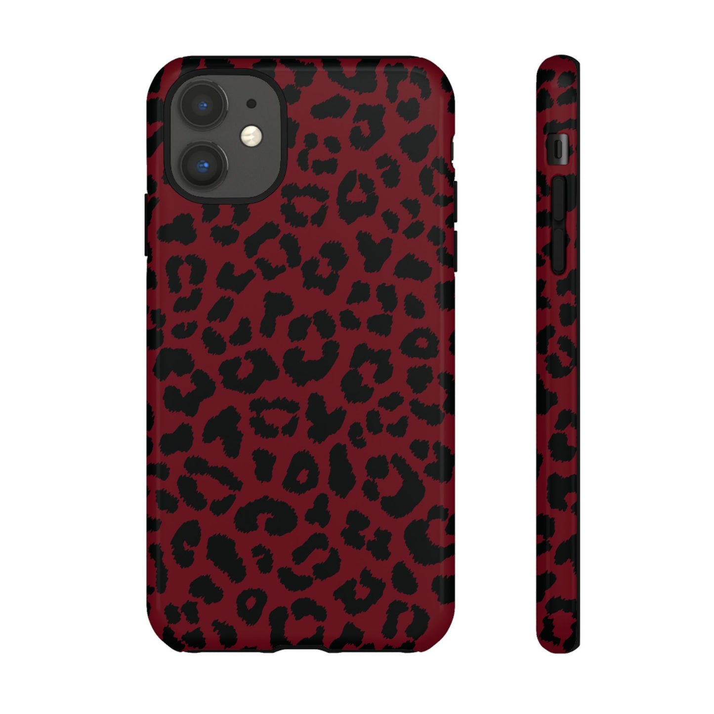 Gone Wild  | Red Leopard Print iPhone Case