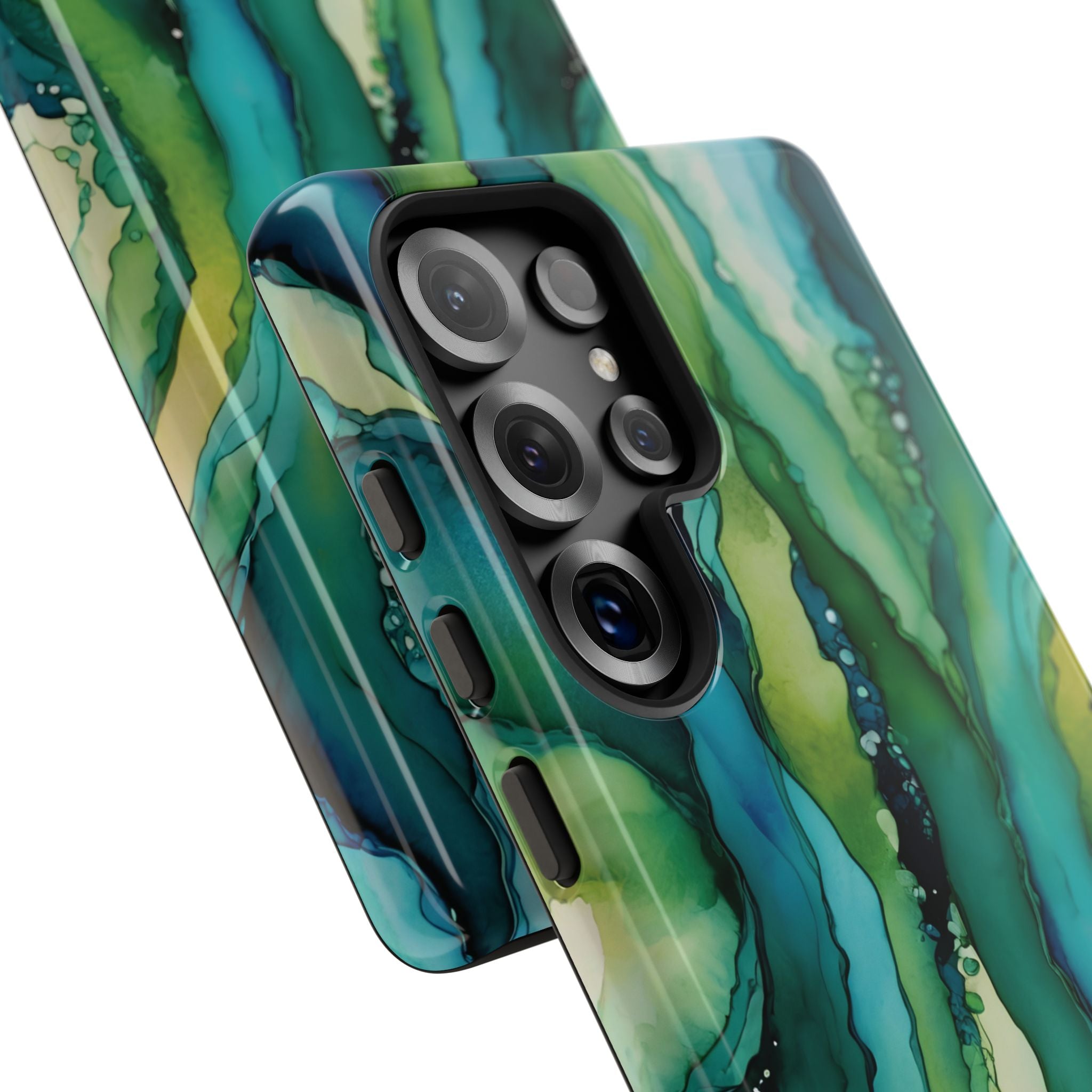 Emerald Current | Abstract Galaxy Case