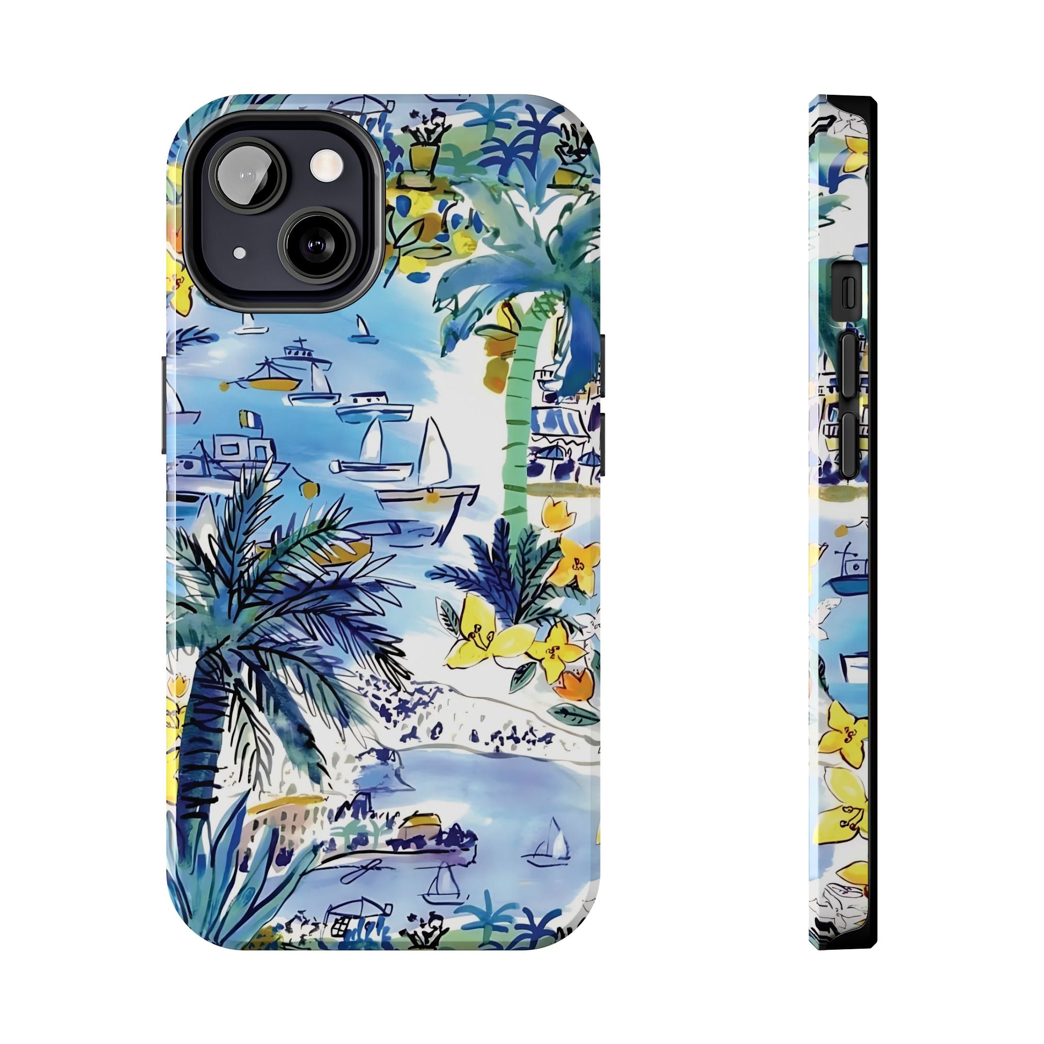 Island Life Watercolor iPhone Case