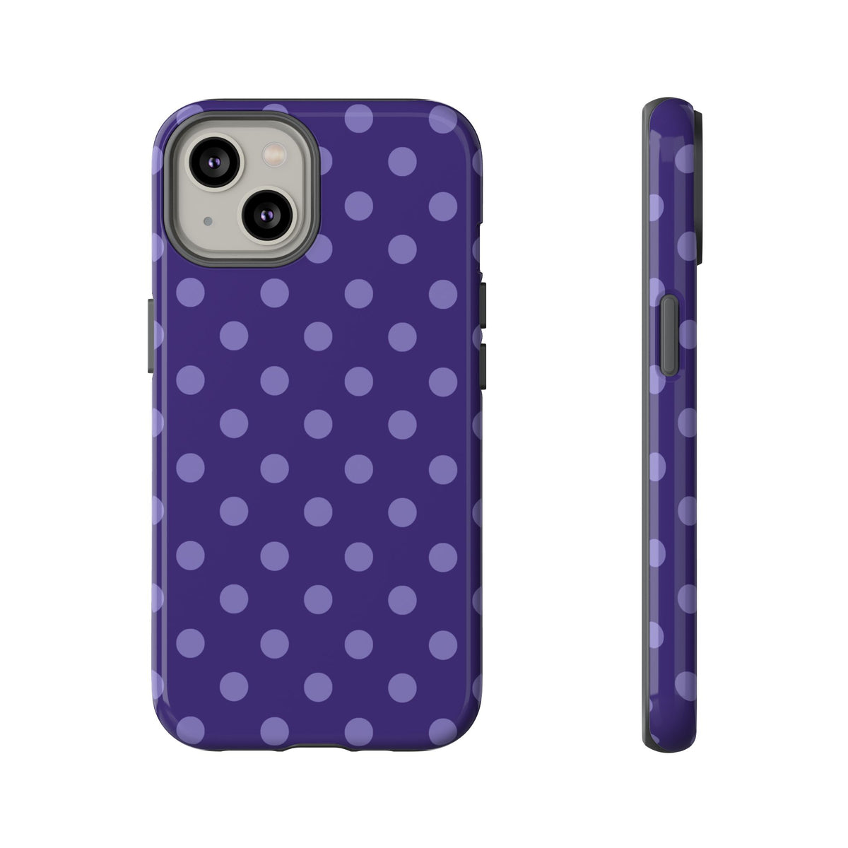Plum Pop | Polka Dot iPhone Case