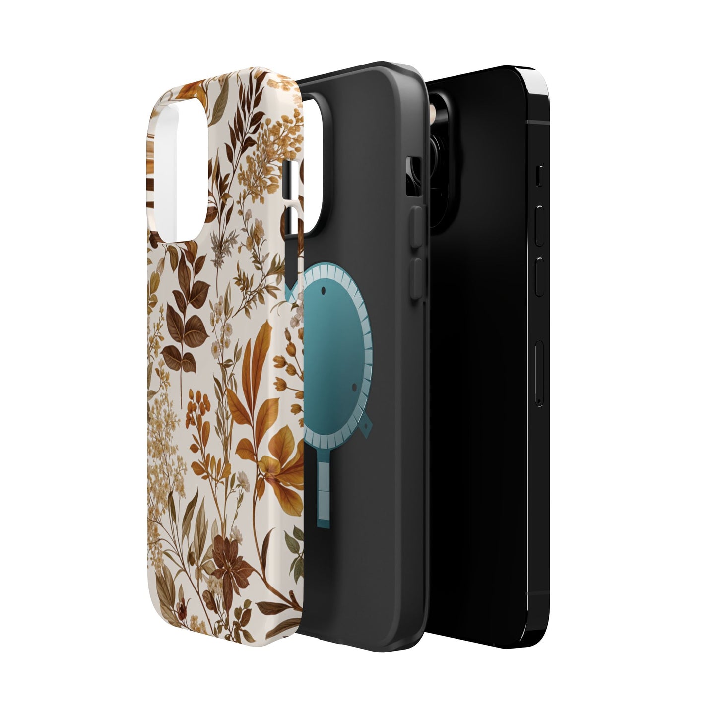 Autumn Botanical | Brown Floral MagSafe Case