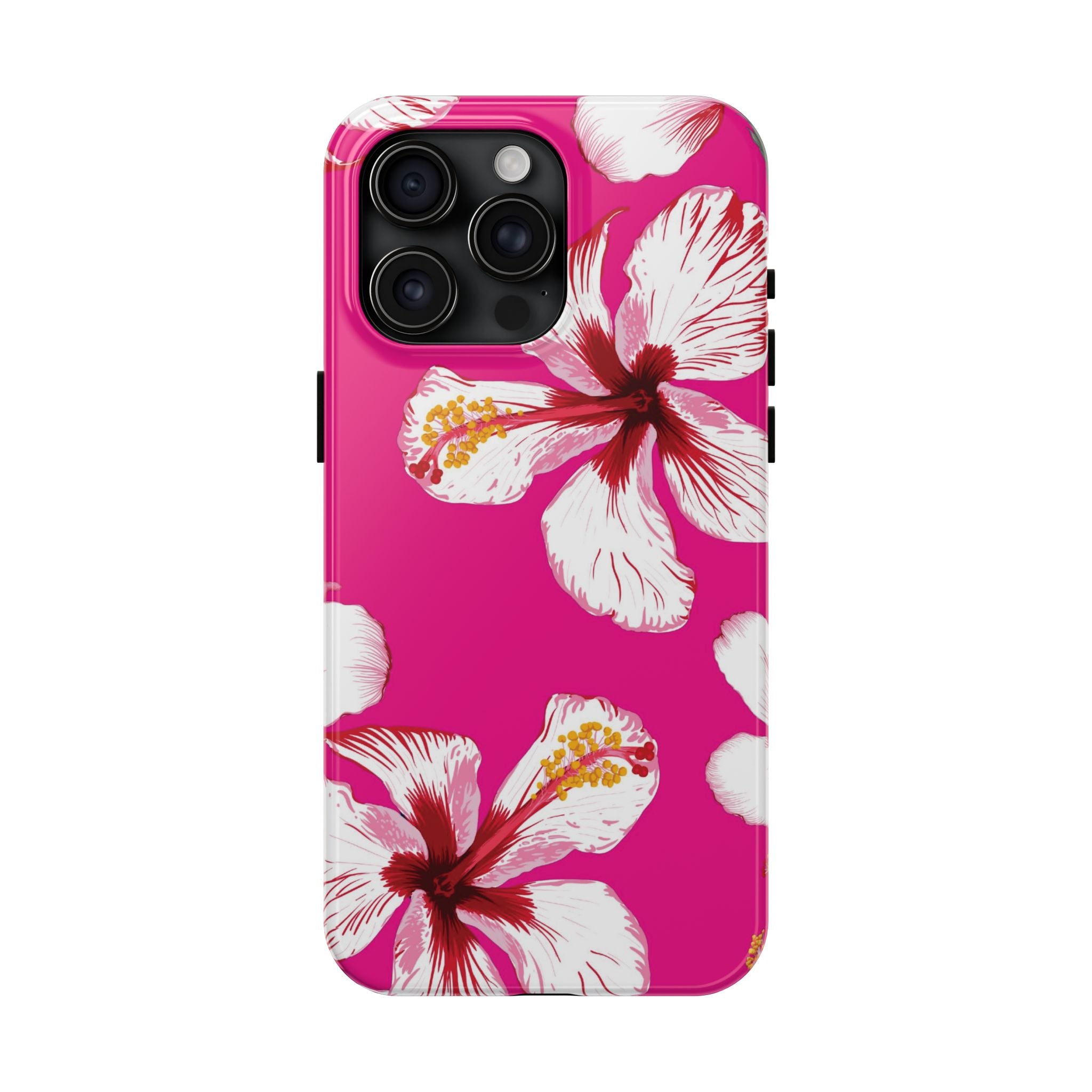 Pink Hibiscus iPhone Case
