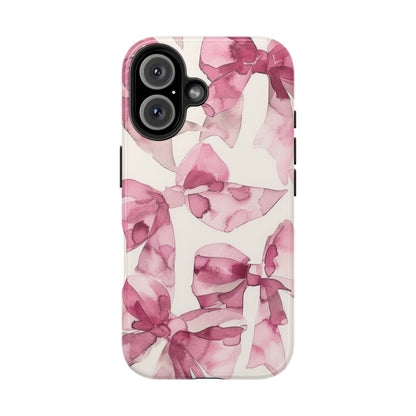 Coque iPhone Whimsy | Nœuds roses