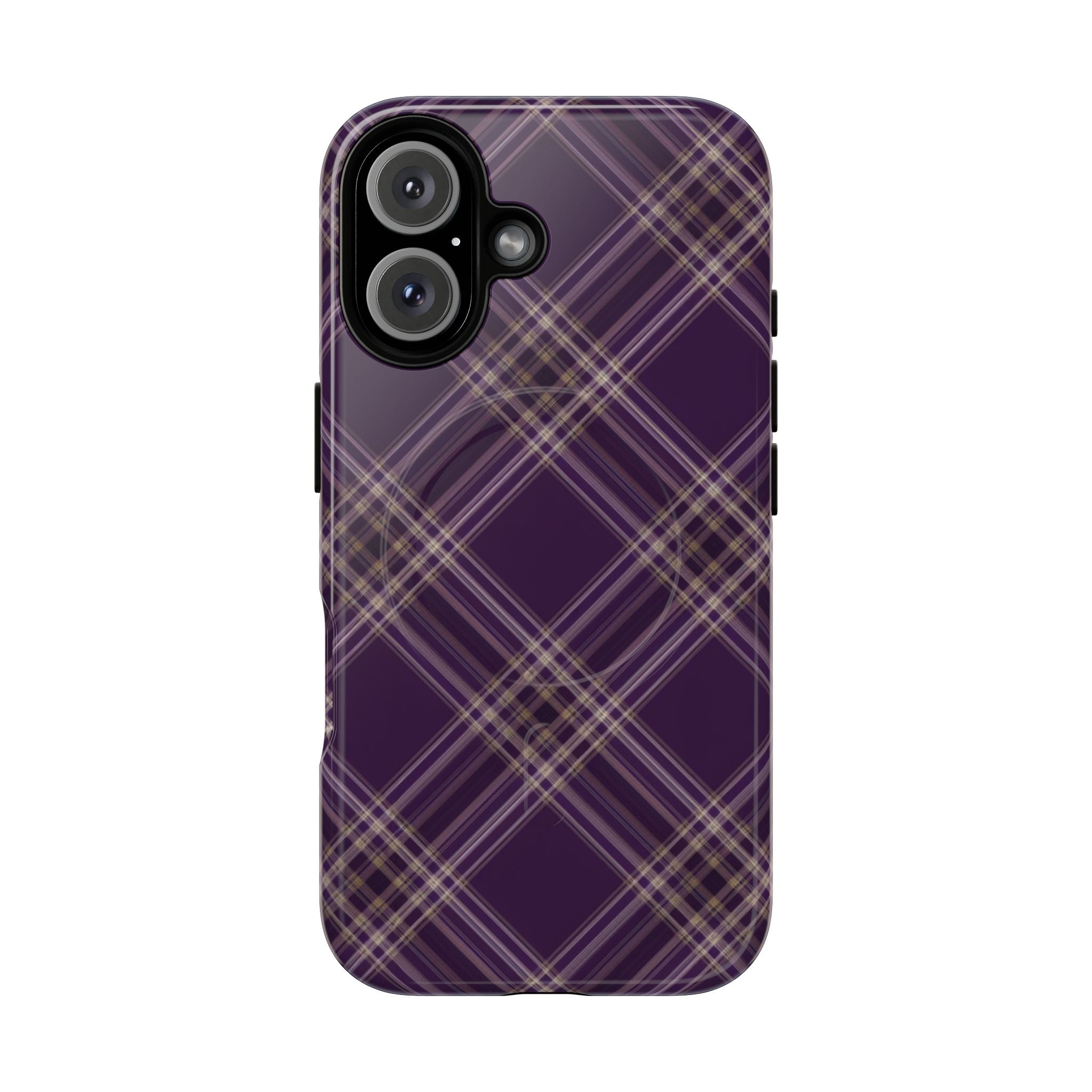 Plum Plaid MagSafe Case